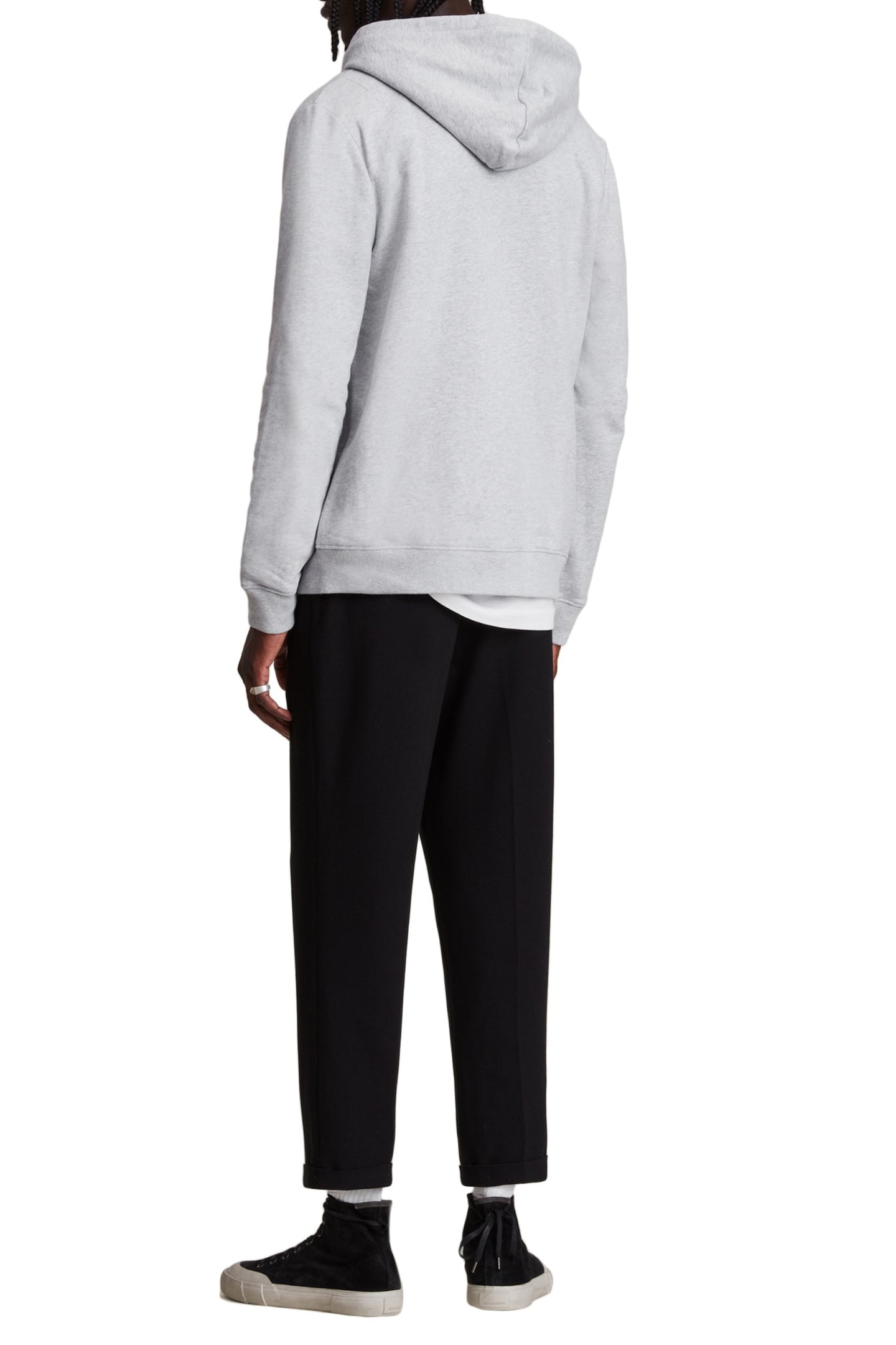 RAVEN ZIP HOODY GREY MARL 3