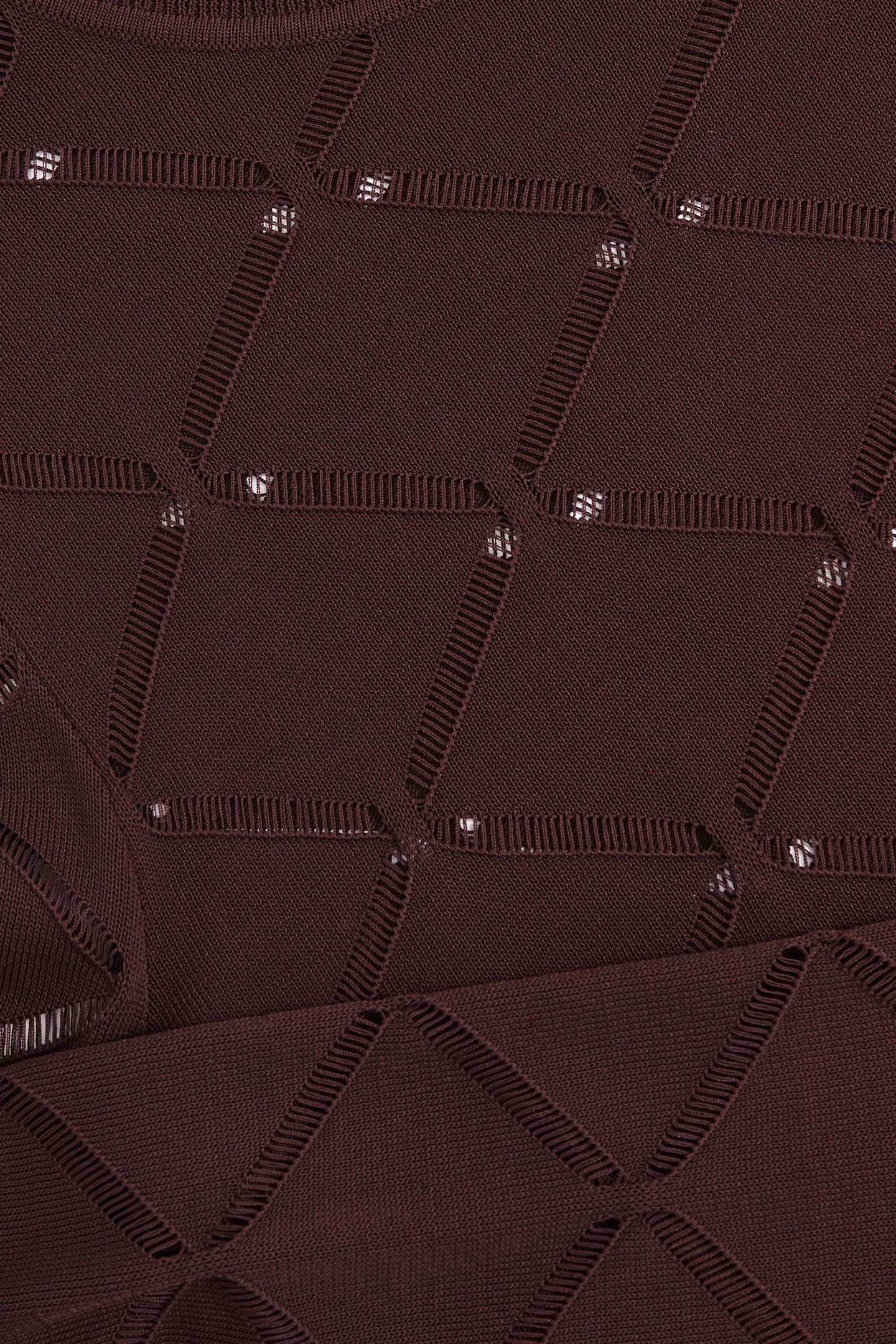 LASER CUT TOP BURGUNDY 6