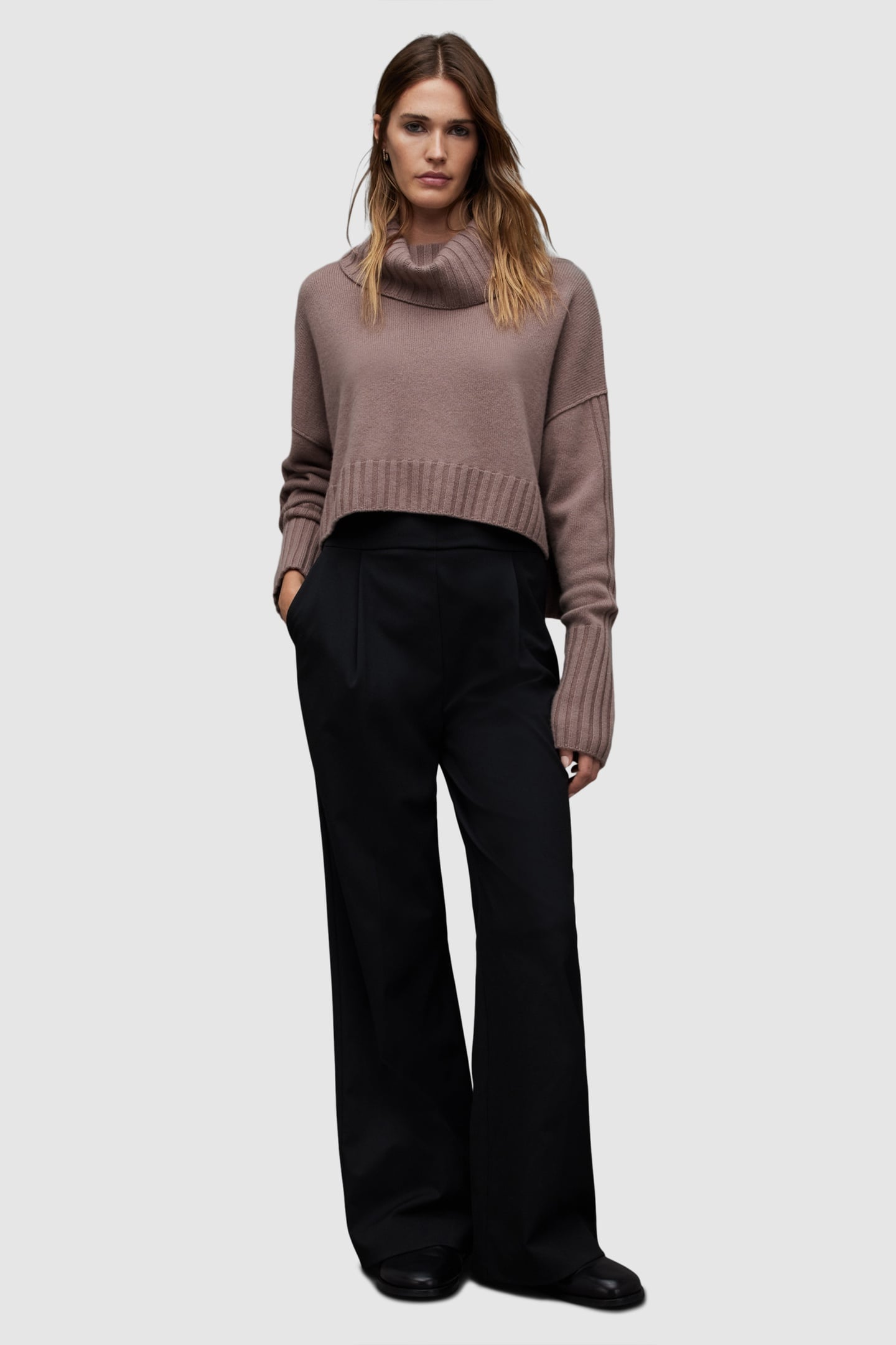AKIRA CASH JUMPER MINK PINK 1