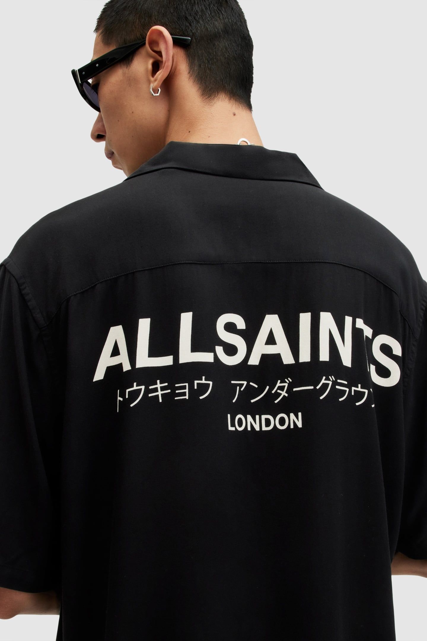 UNDERGROUND SS SHIRT JET BLACK/ECRU 7
