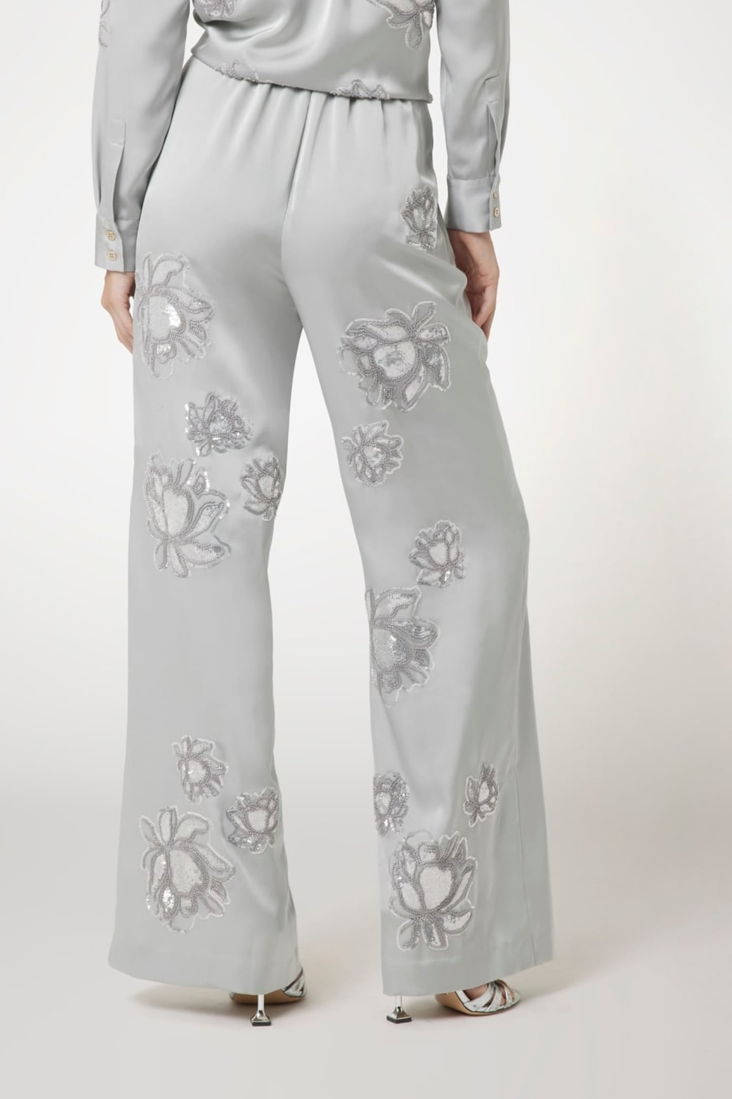 MARCIANO BY GUESS GWEN EMBRO PANT COMPLEX GREY 2