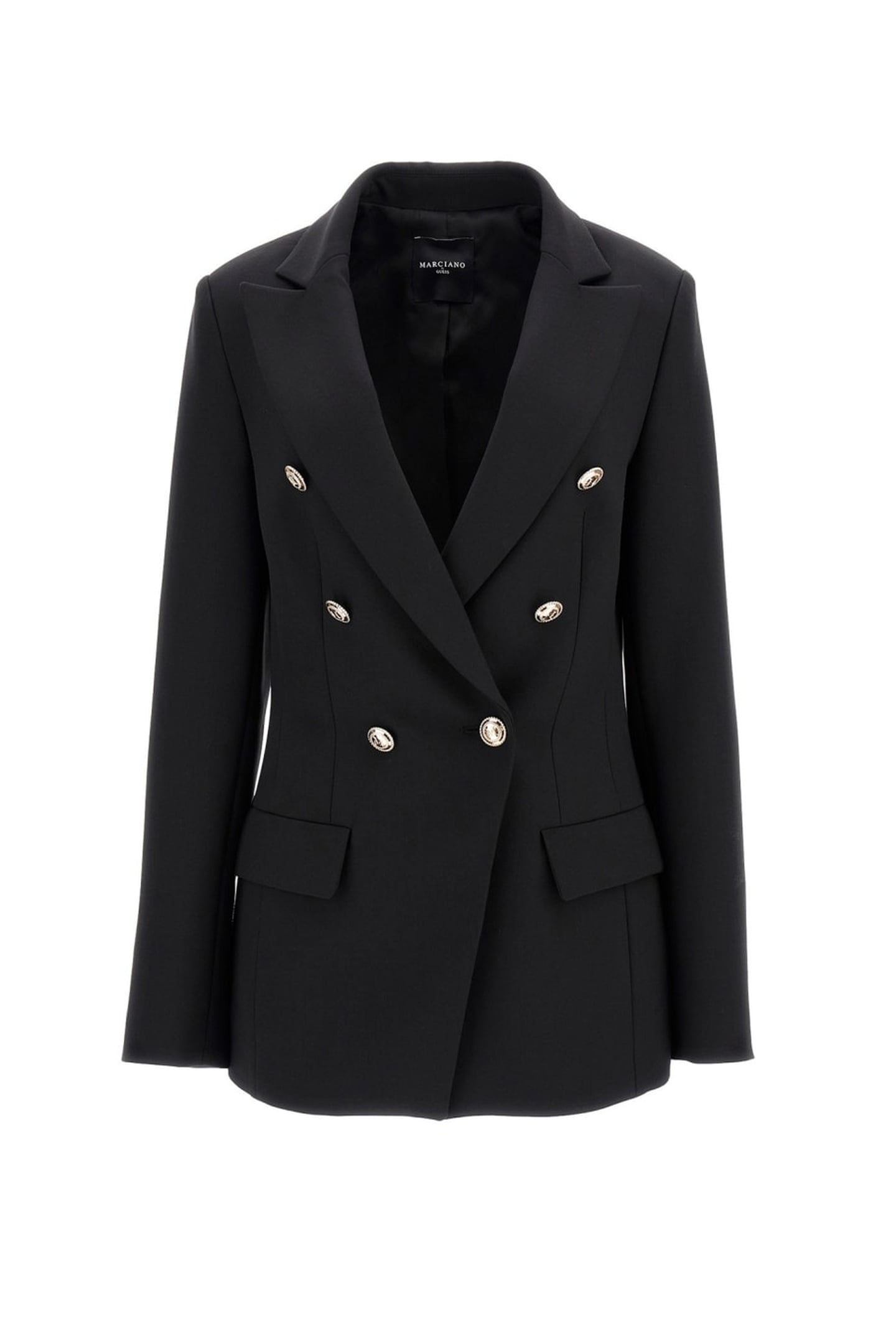MARCIANO BY GUESS SHELLY BLAZER NEW JET BLACK 2