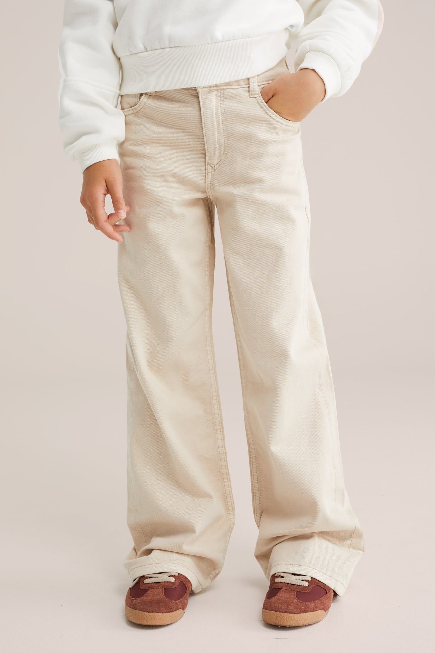 5-POCKET HIGH RISE BEIGE 1