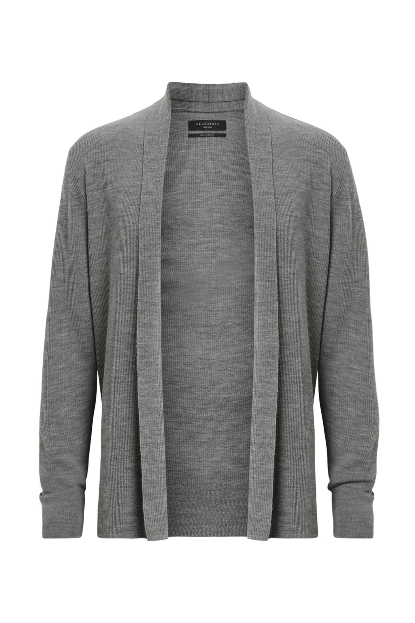 MODE MERINO OPEN CAR FOSSIL GREY 4
