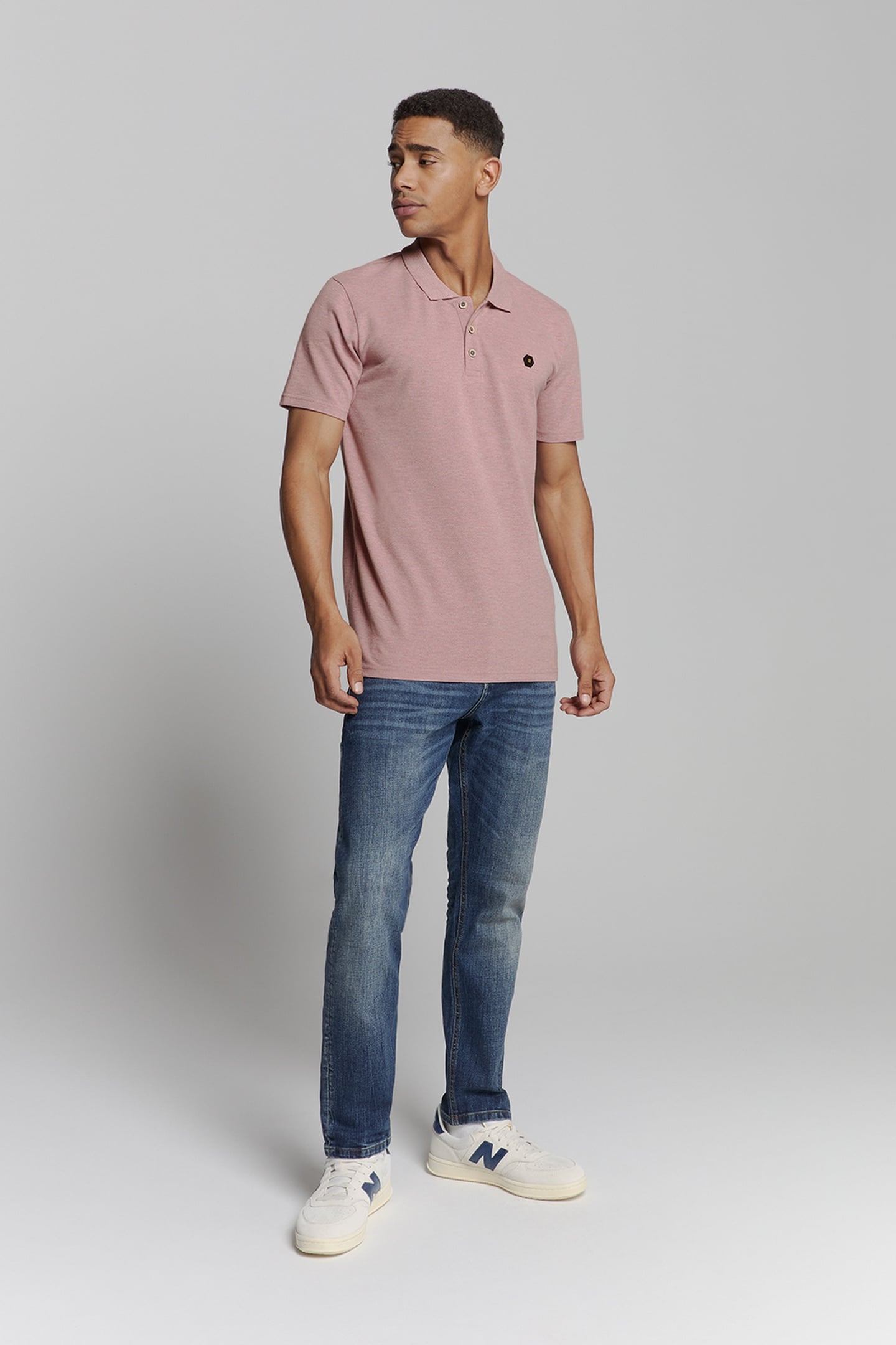 POLO MELANGE MAUVE 2