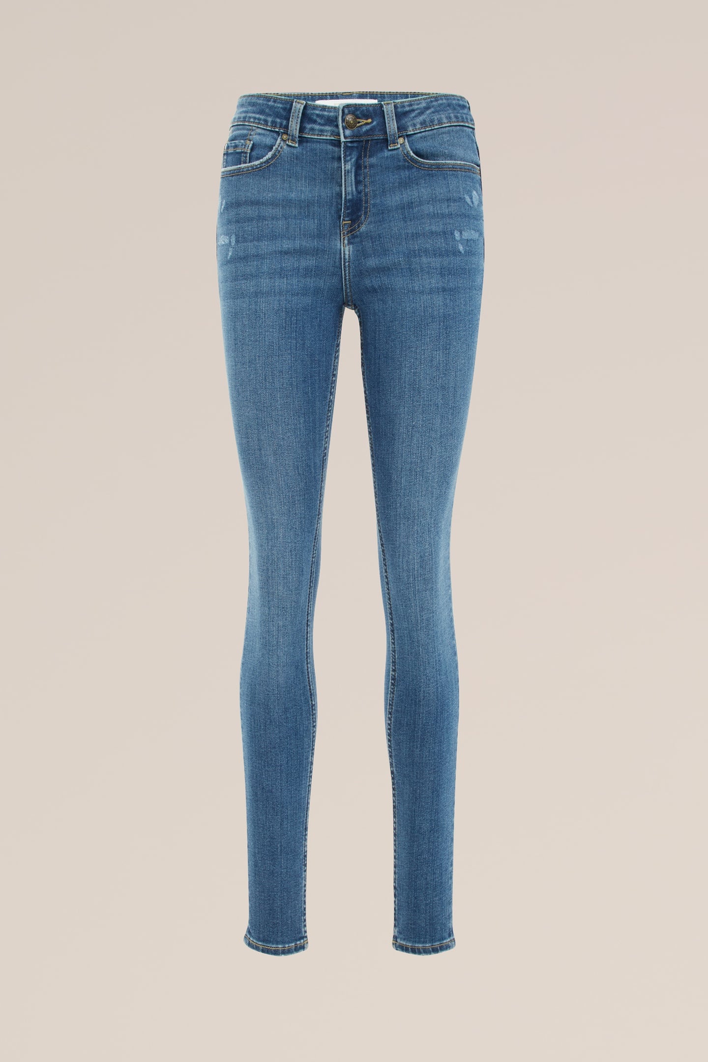 5-POCKET MID WAIST DARK BLUE 4