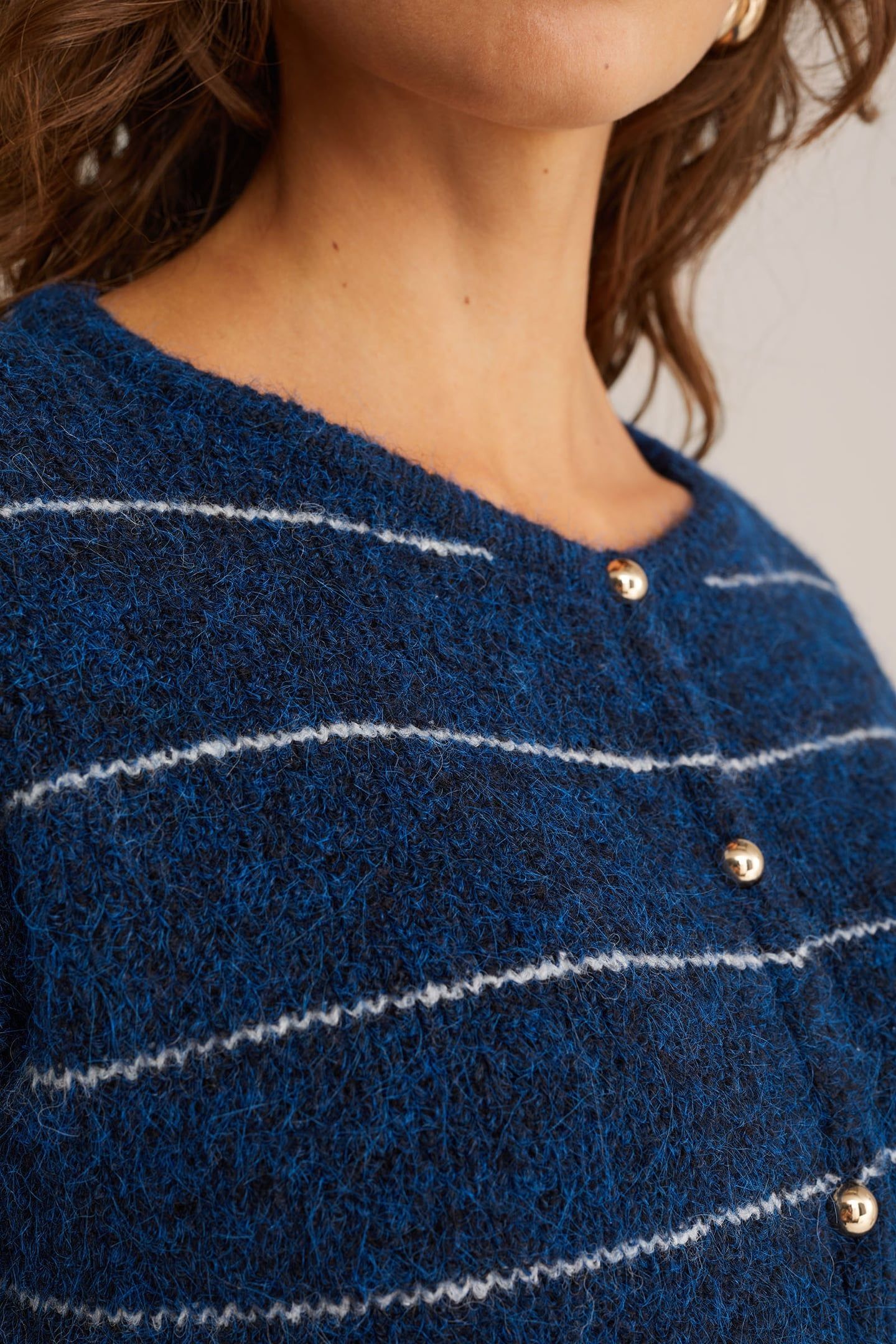 KNITTED CARDIGAN DARK BLUE 5