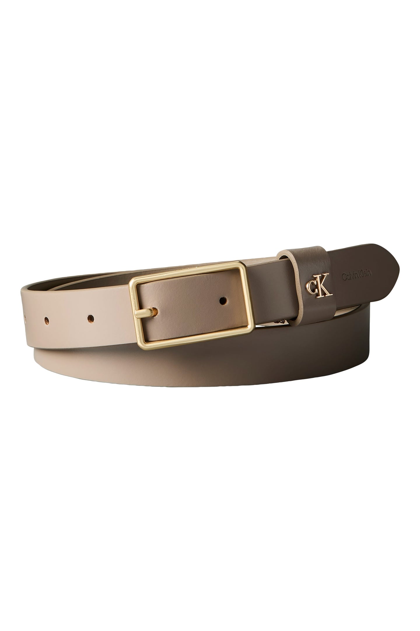 SQUARE BUCKLE LOOP 25MM DESERT TAUPE 1