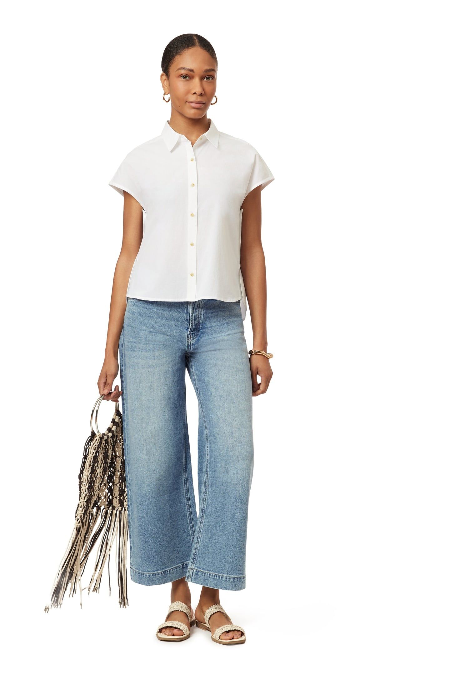 DOLMAN SLEEVE SHIRT BRILLIANT WHITE 3