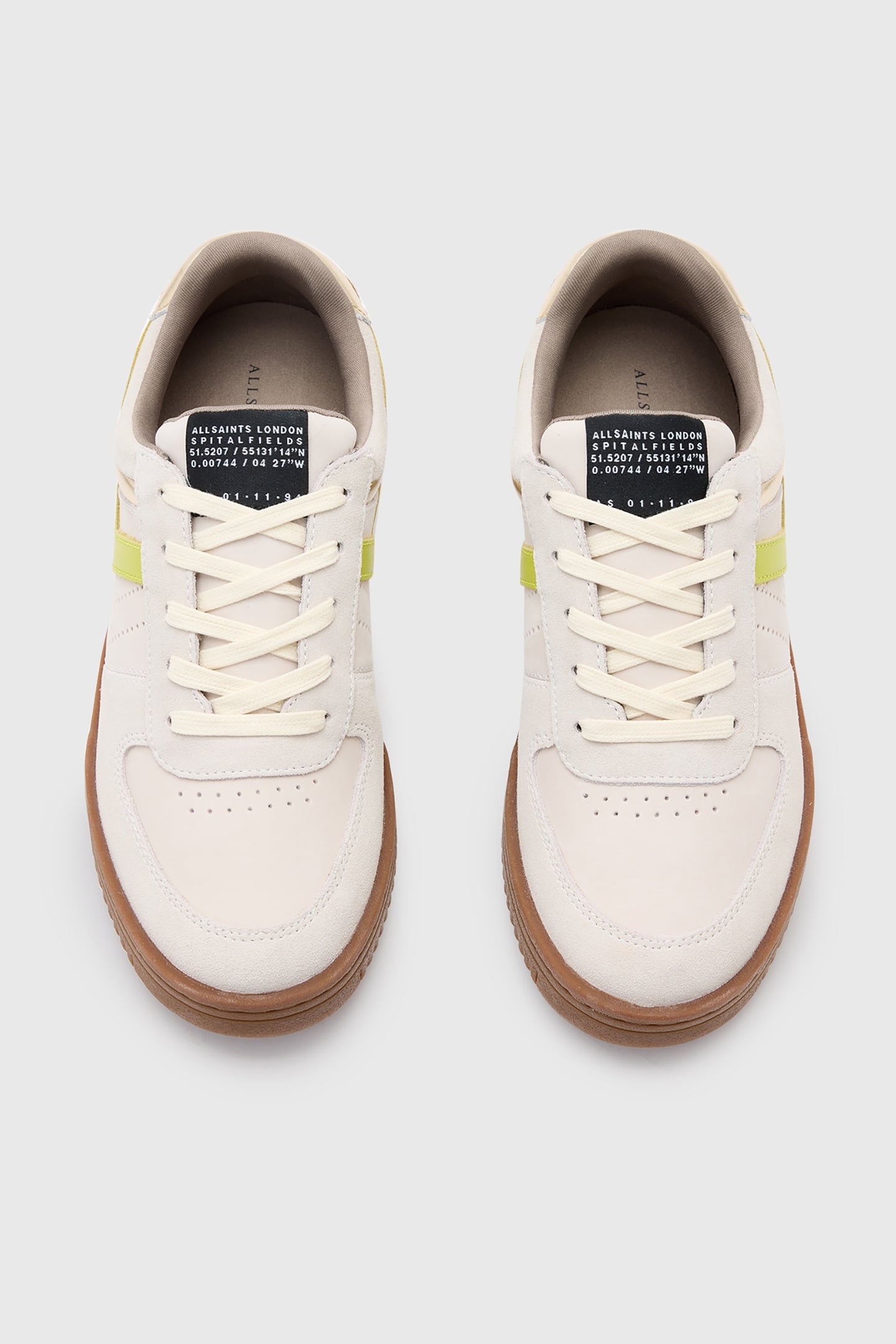 VIX SUEDE SNEAKER WHITE/BROWN/GREEN 2