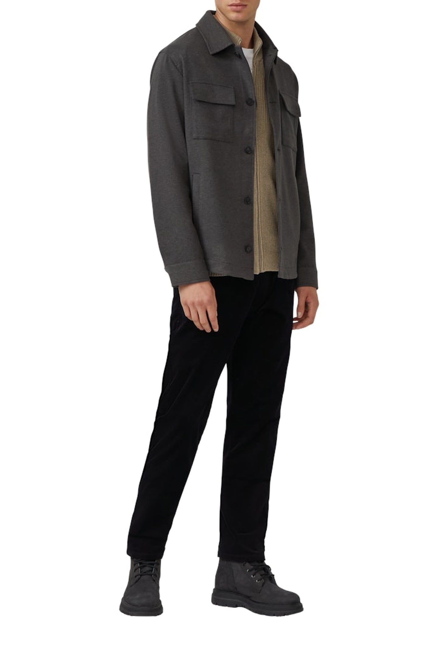 S.OLIVER JACKETS OUTDOOR GREY/BLACK 2