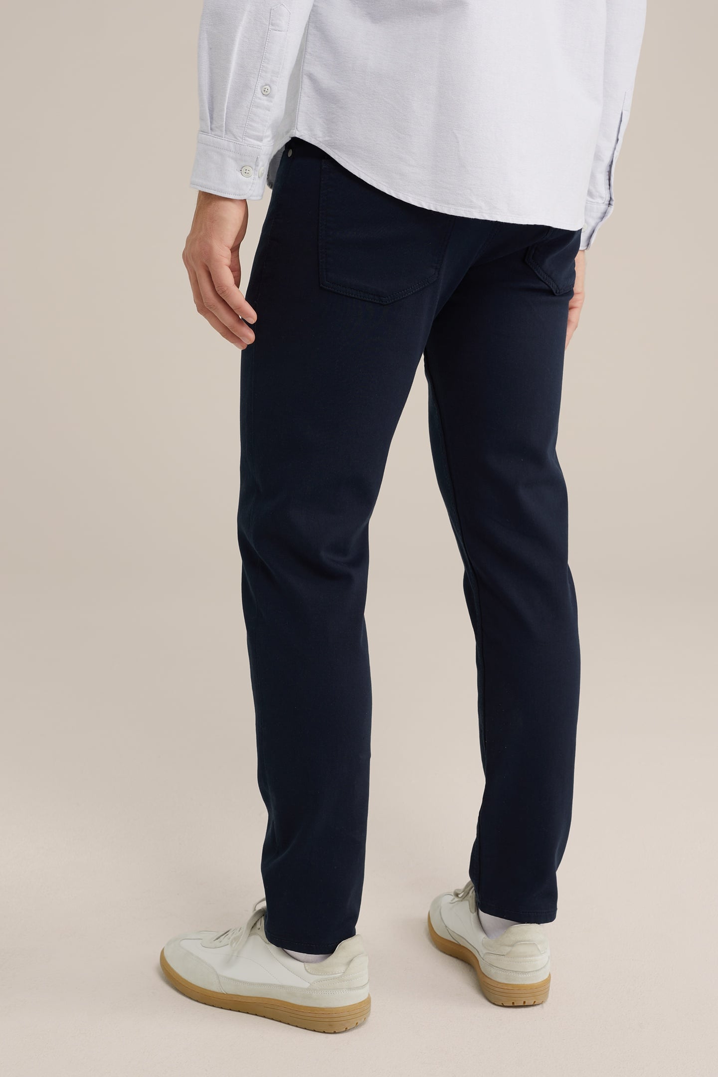 5-POCKET MID WAIST DARK BLUE 2
