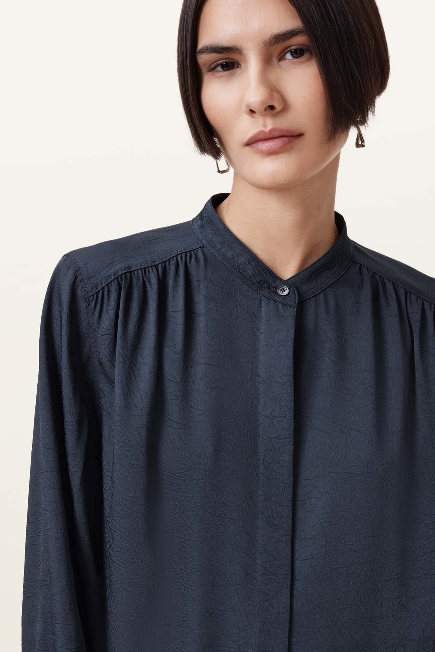 AGGIE SHIRT DRESS DENIM BLUE 8