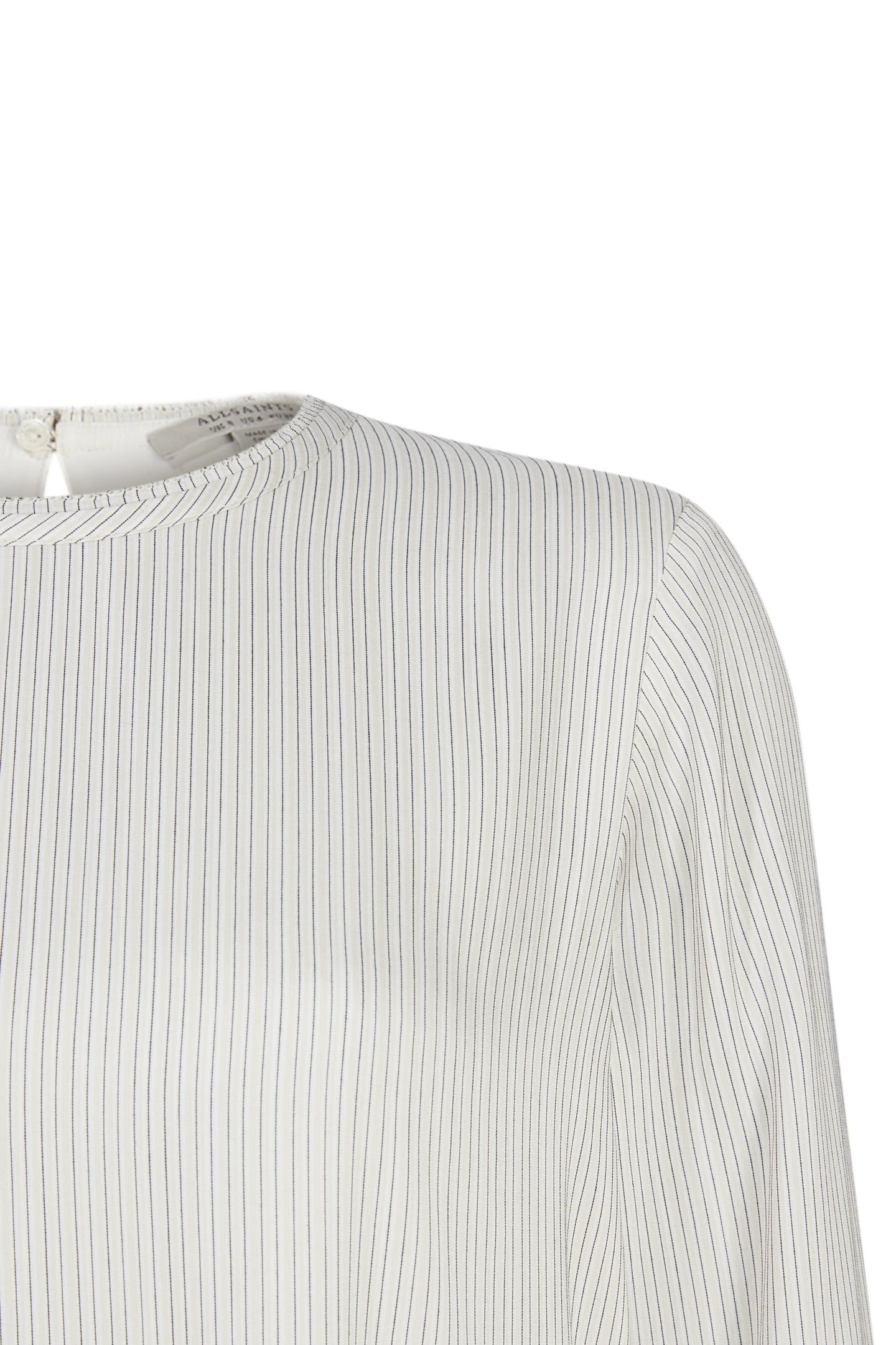 LORI STRIPE DRESS CHALK WHITE 3
