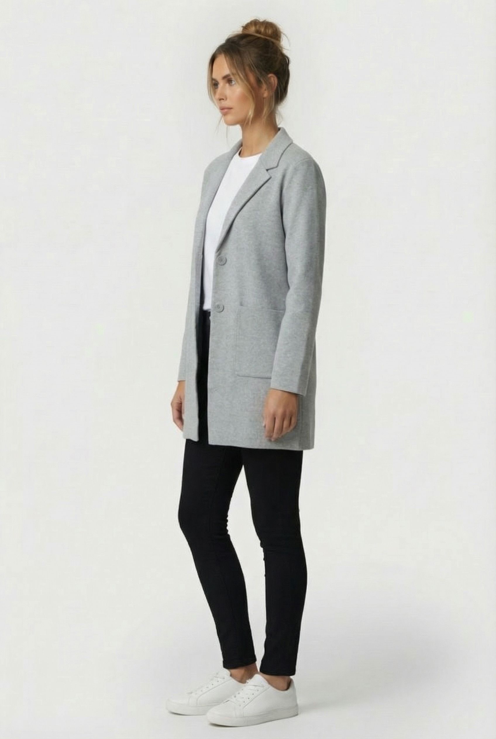 SAMMIE CARDIGAN LIGHT GREY 3