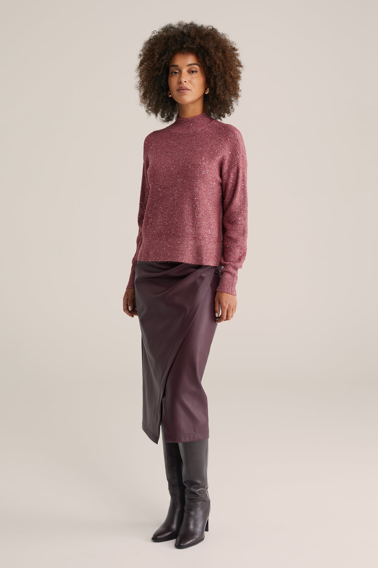 KNITTED PULLOVER LIGHT RED 3