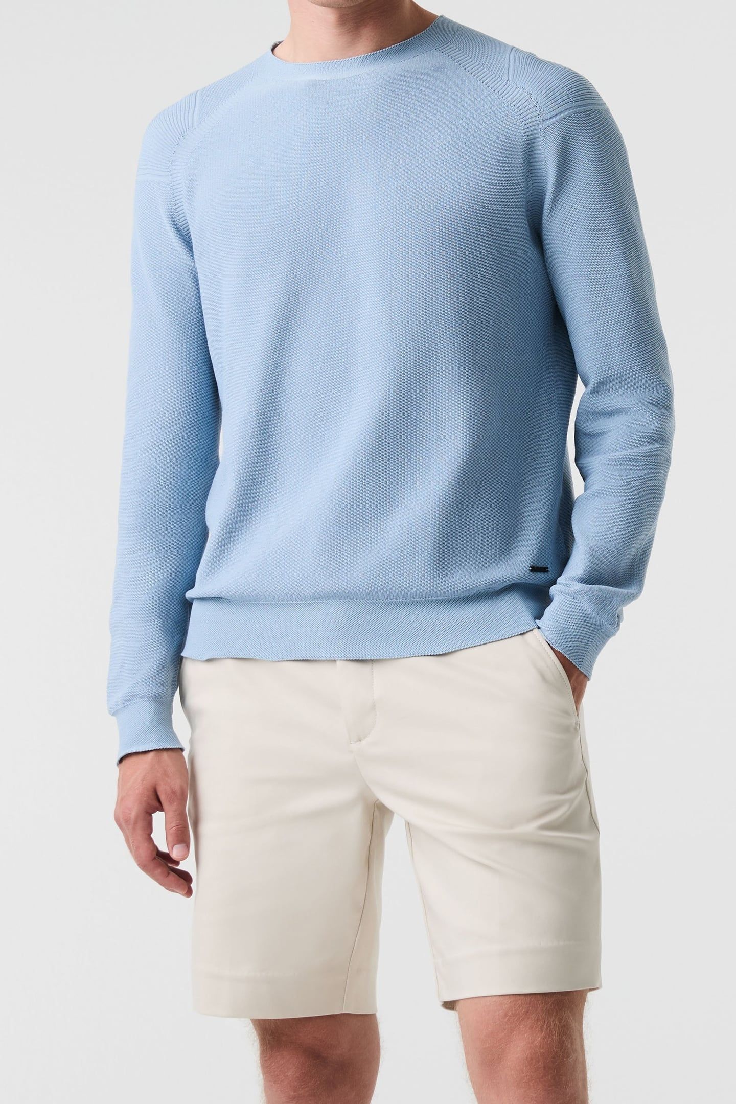 FOSOP V5.Y8.02 PULLOVER FOG BLUE 1