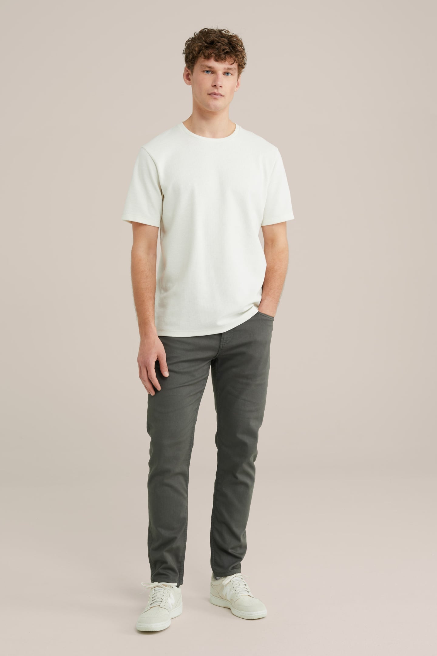 5-POCKET MID WAIST ARMY GREEN 3
