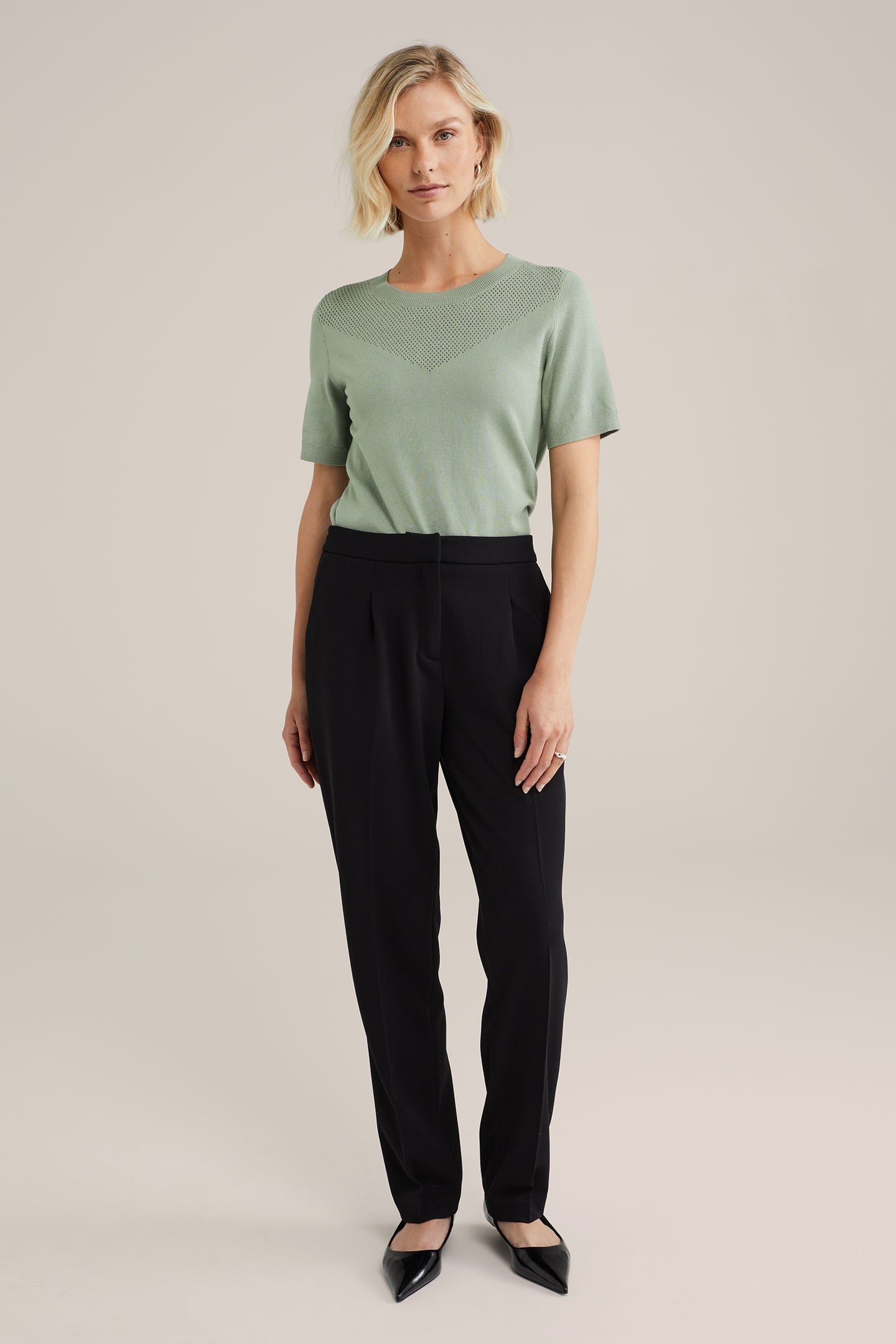 KNITTED PULLOVER LIGHT GREEN 3