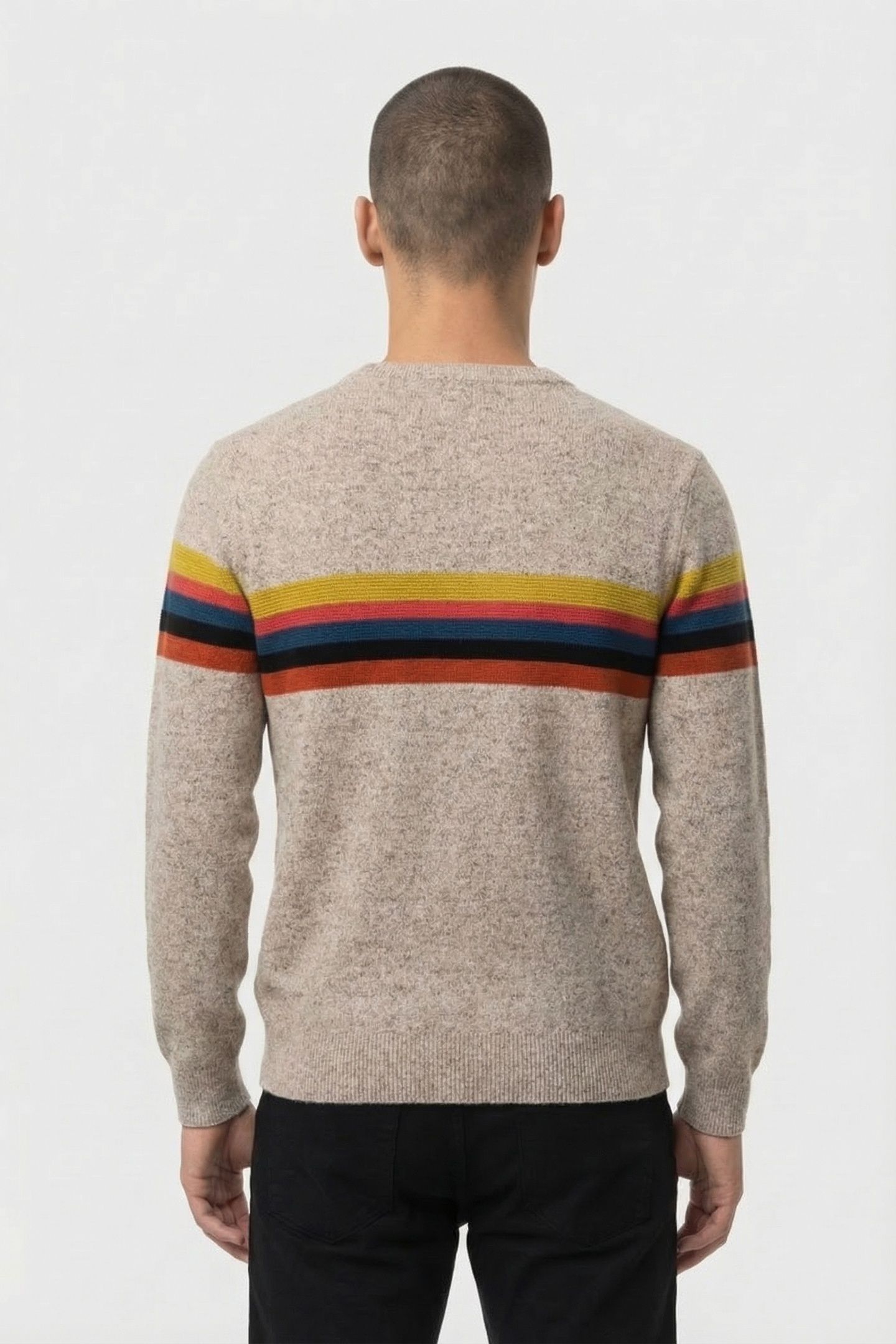 SWEATER CREW NECK LIGHT BEIGE 2