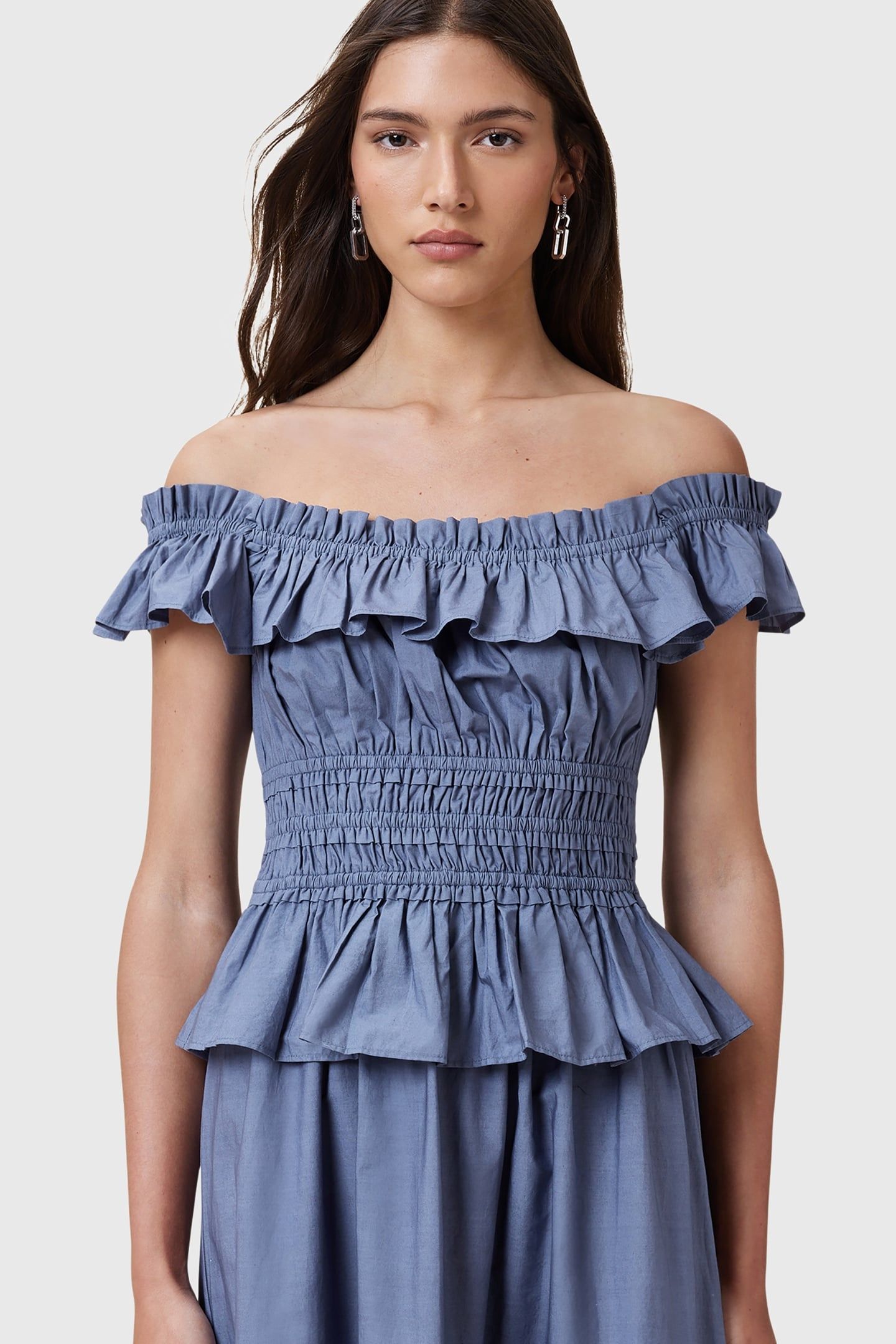 HALIA DRESS FLINT STONE BLUE 2