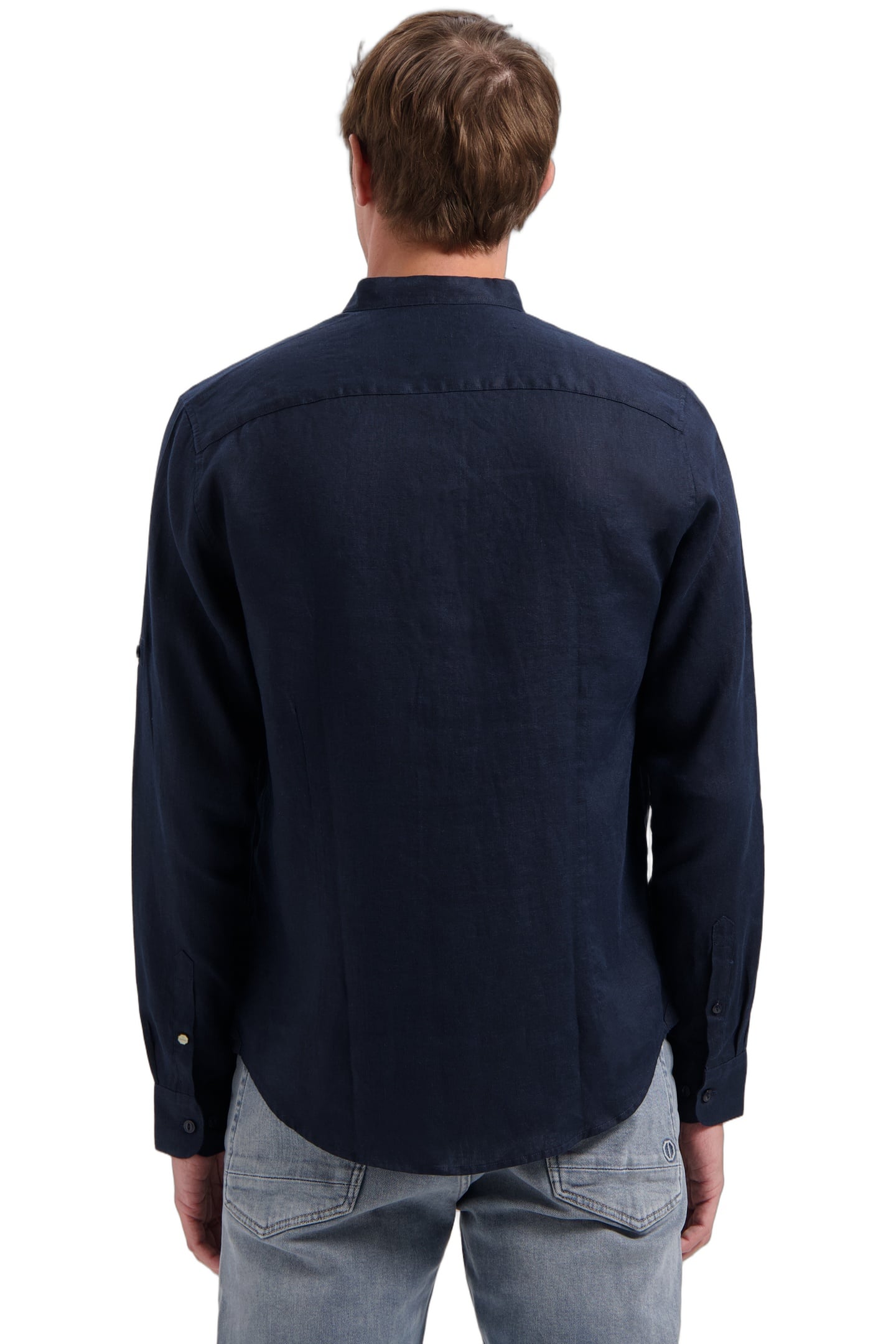 DS-ANDRU MAO SHIRT DK. NAVY 3
