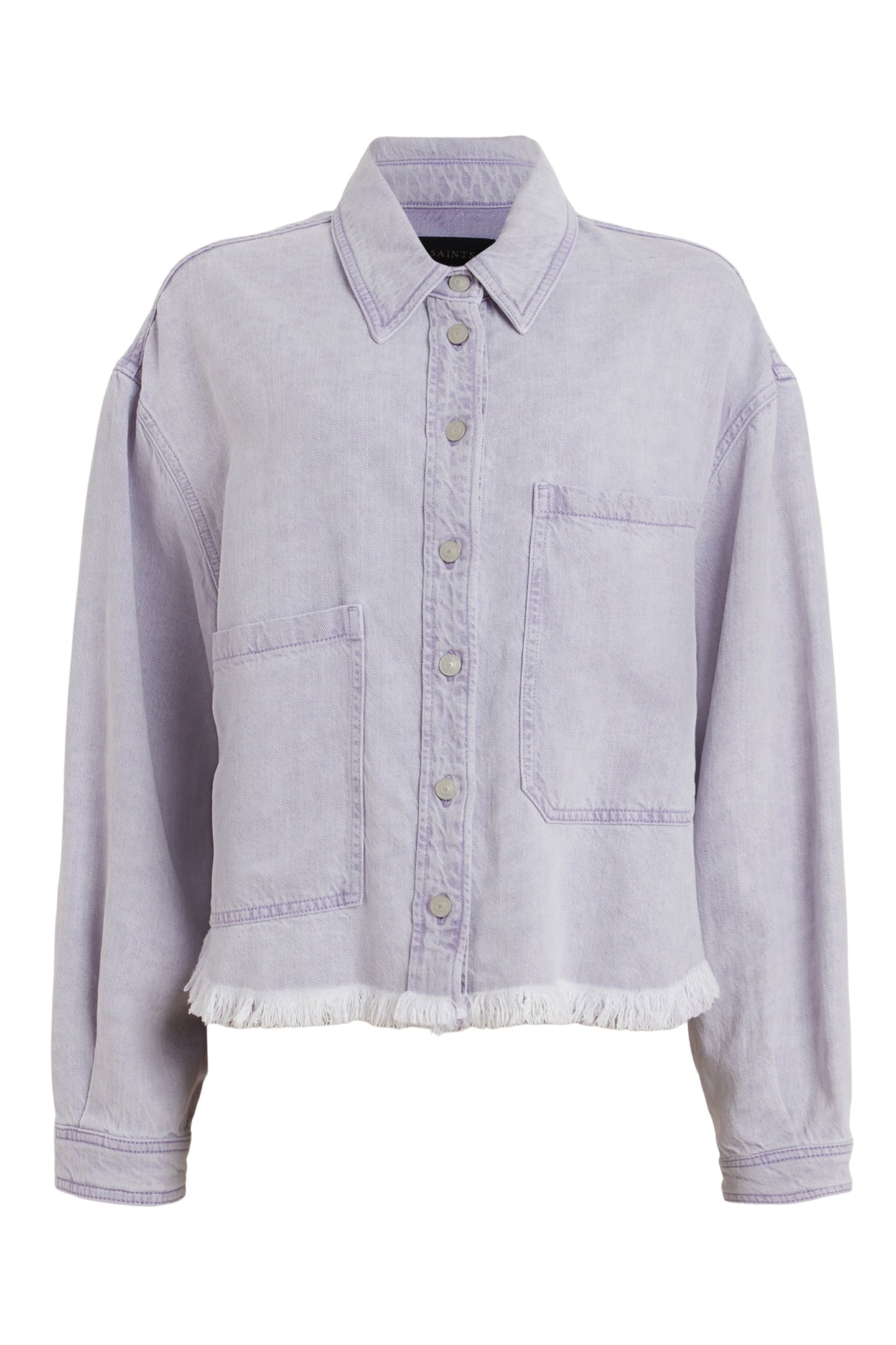 NICOLA DENIM SHACKET WASHED PURPLE 5