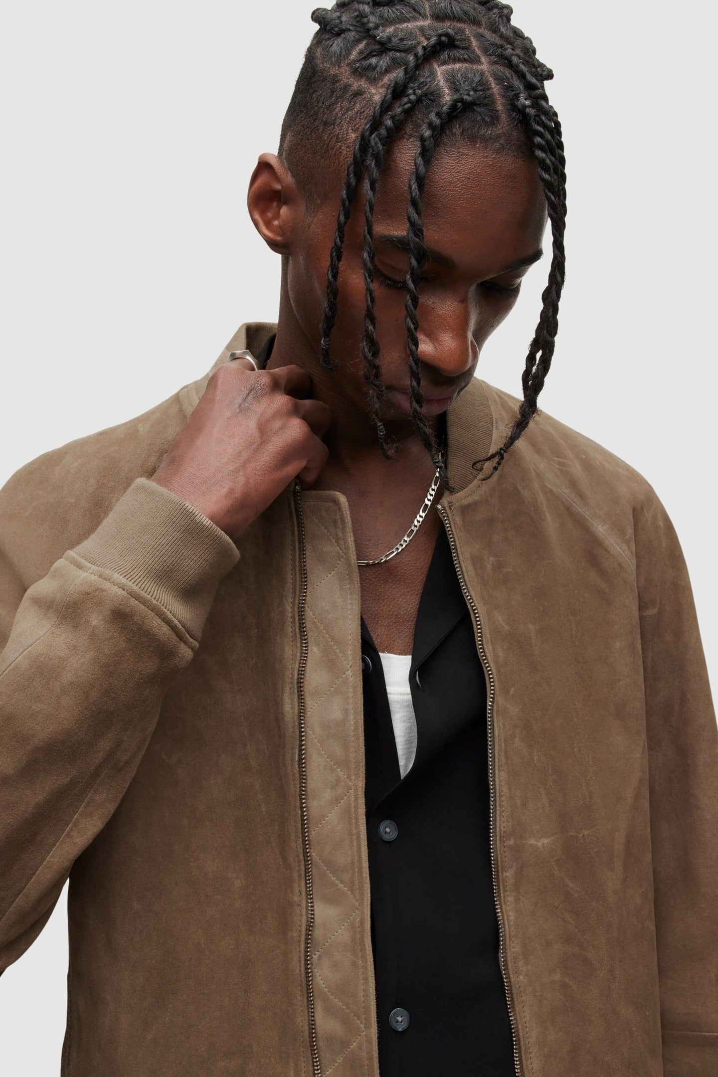 DAINS BOMBER WARM TAUPE 8
