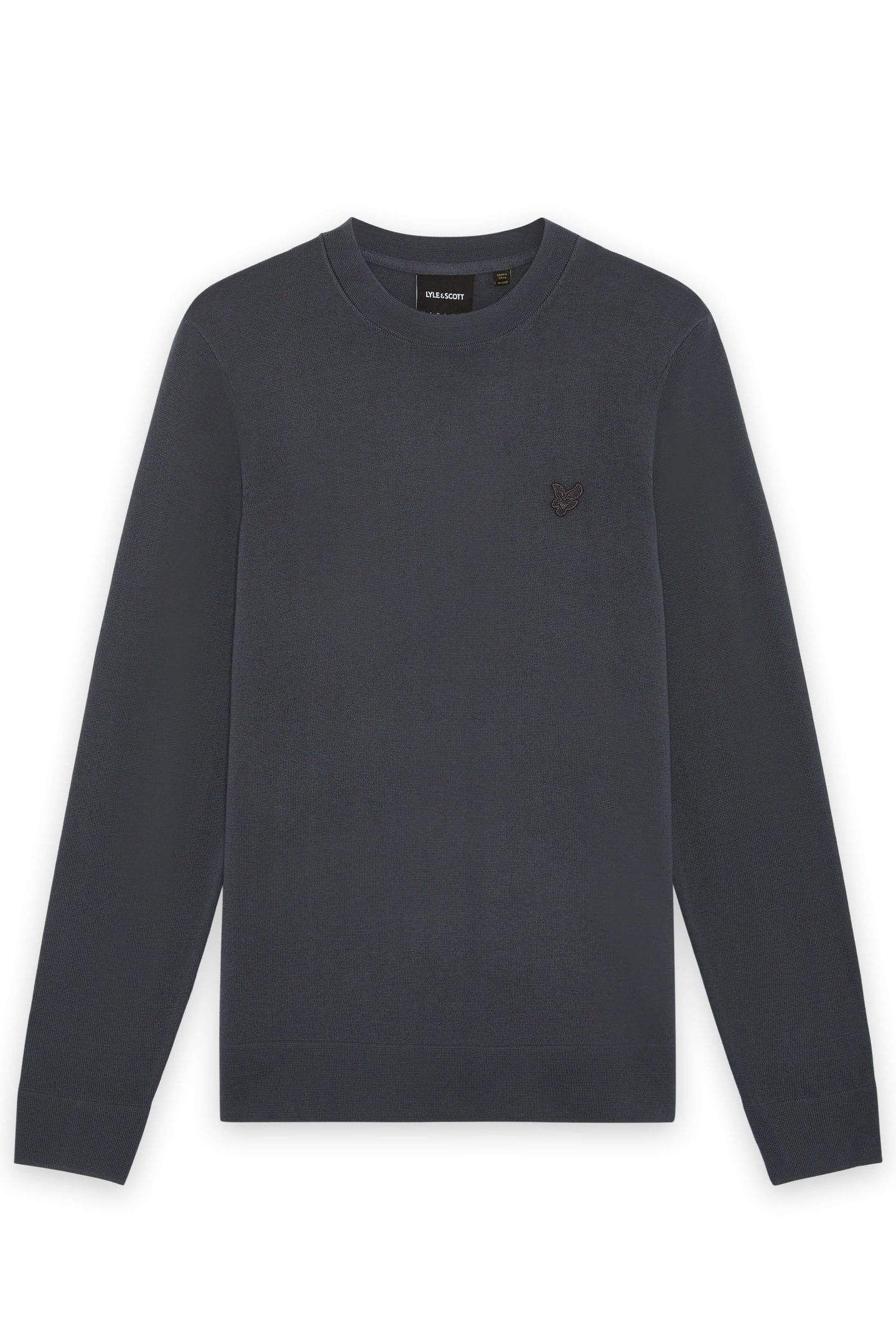 TONAL SUPERFINE CREW NECK JUMPER IRON GATE 4