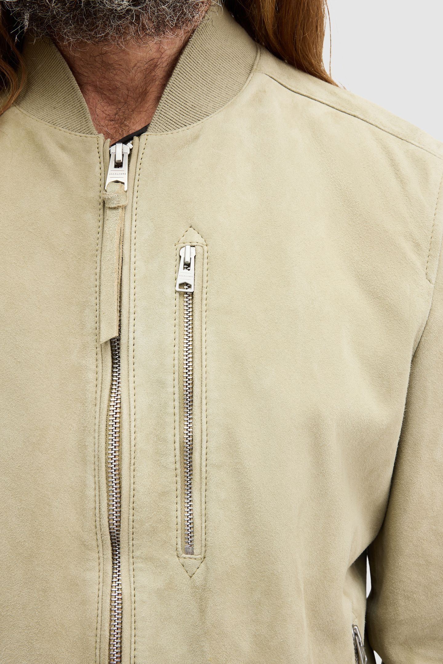 KEMBLE SUEDE BOMBER HERB GREEN 6