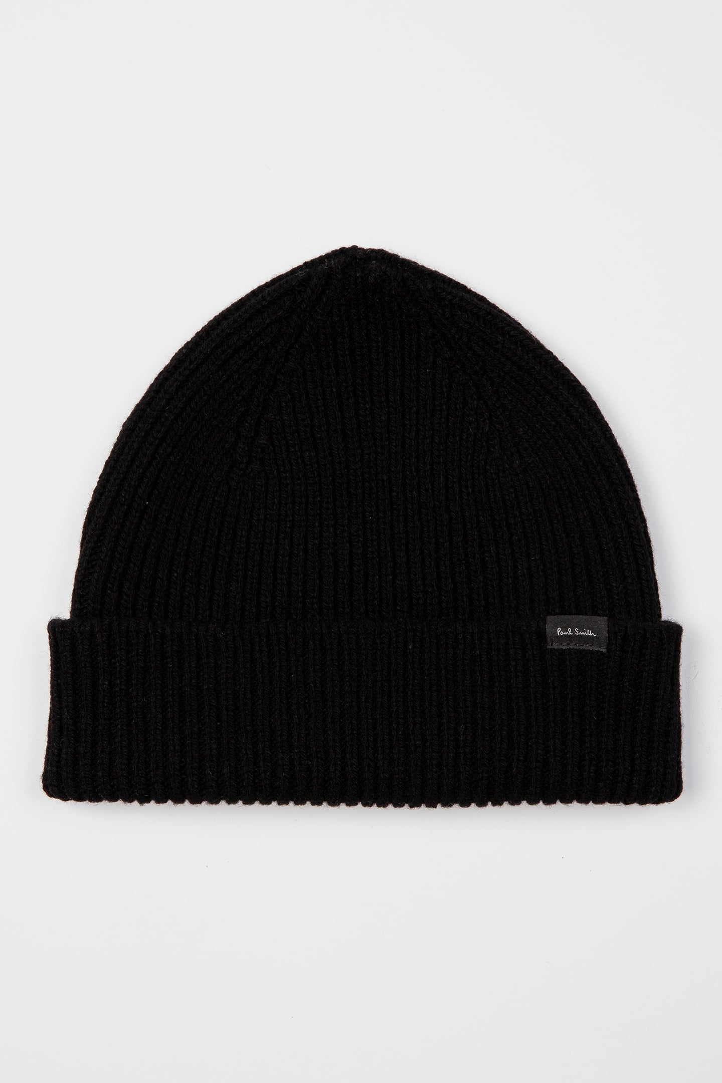 HAT CASHMR BEANIE BLACK 1