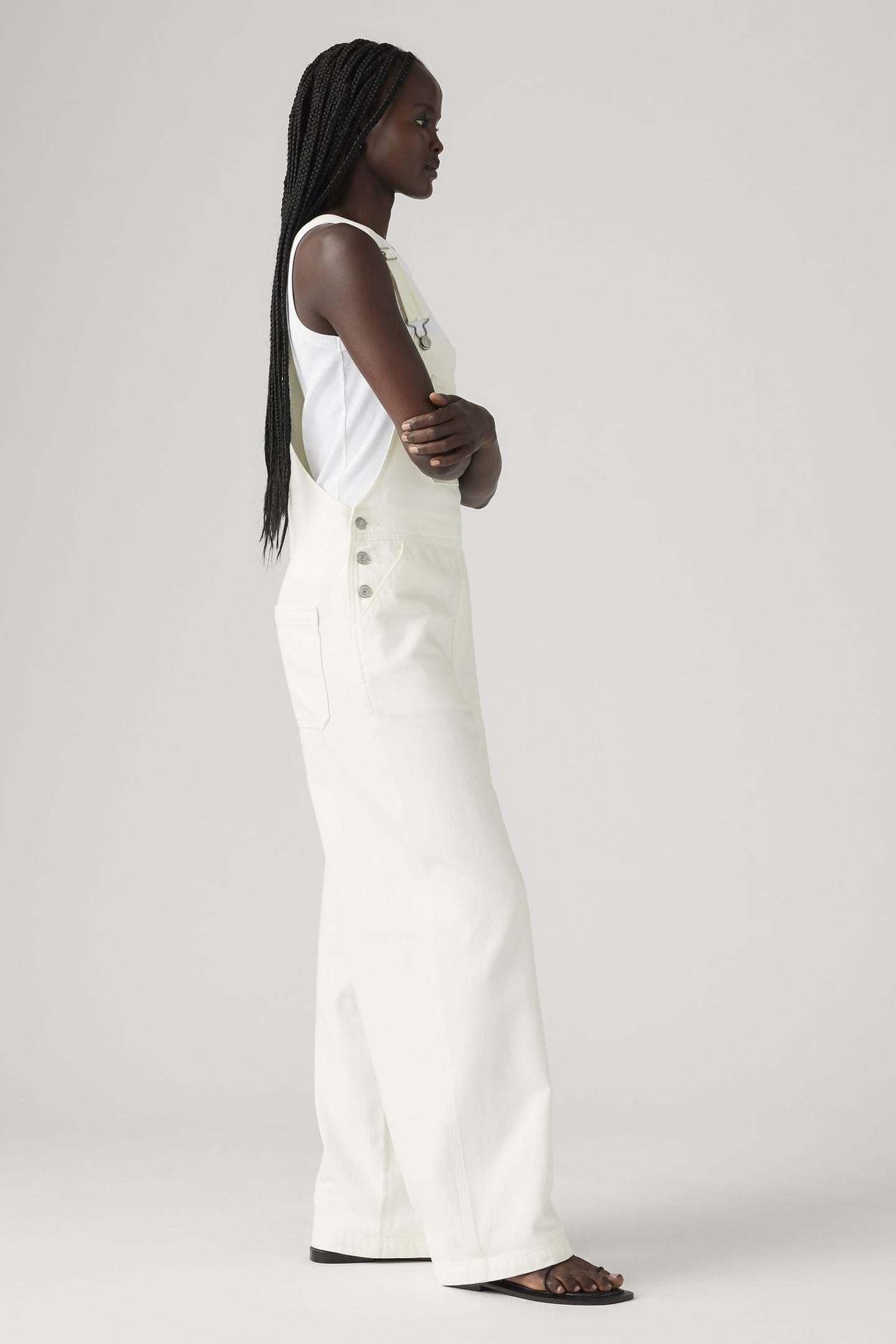 XL OVERALLS WHITE 4