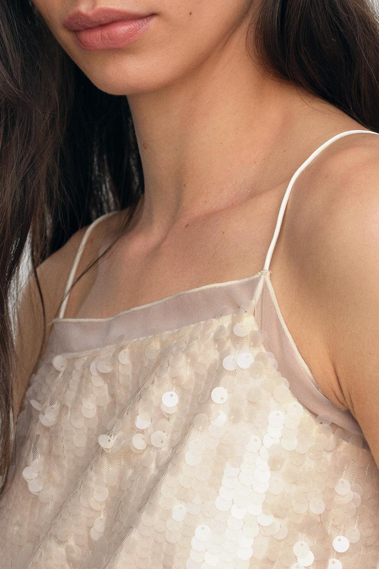 EMBELLISHED CAMI CREAM 7