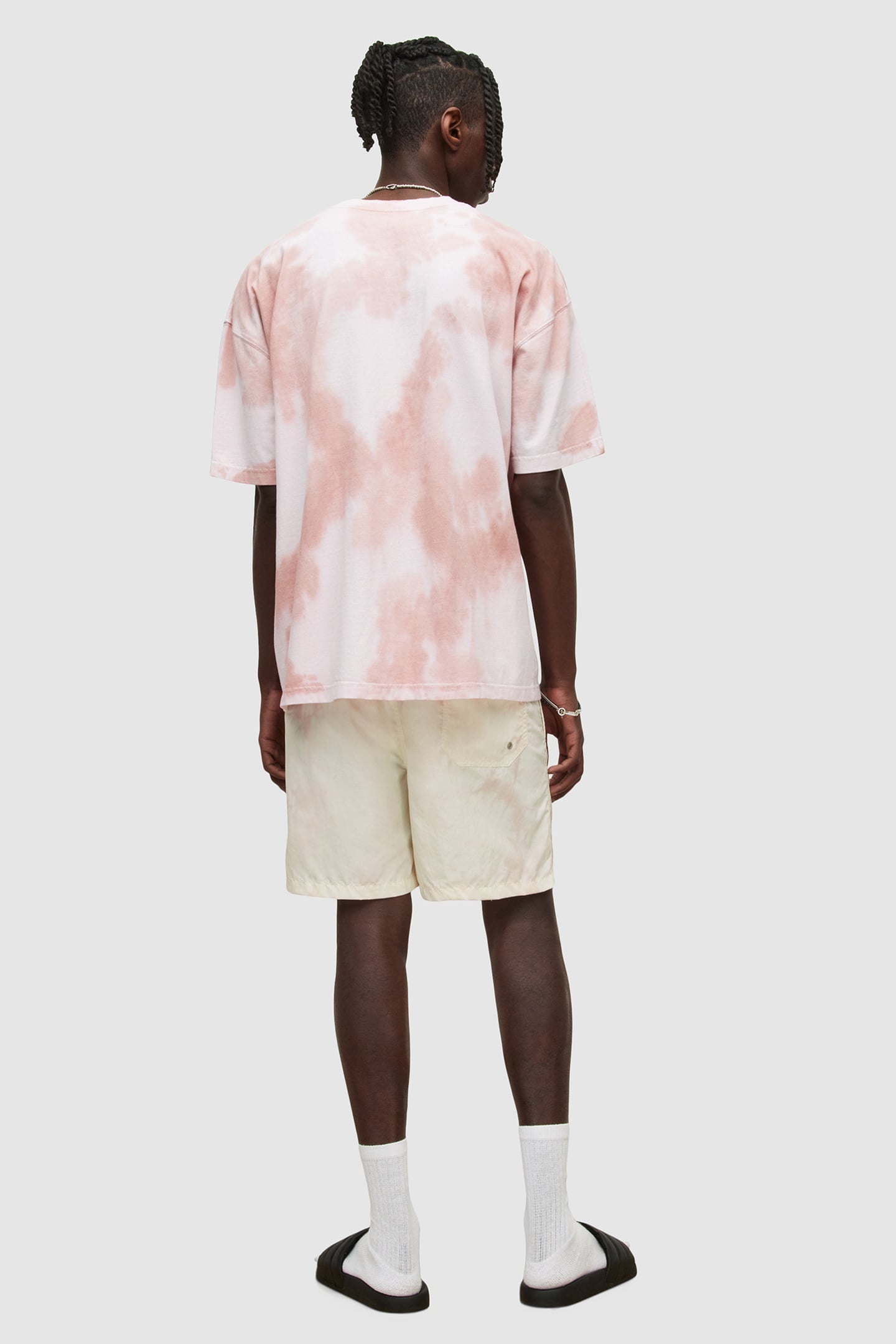SHREDDER SWIMSHORT COASTAL WHITE/PINK 4