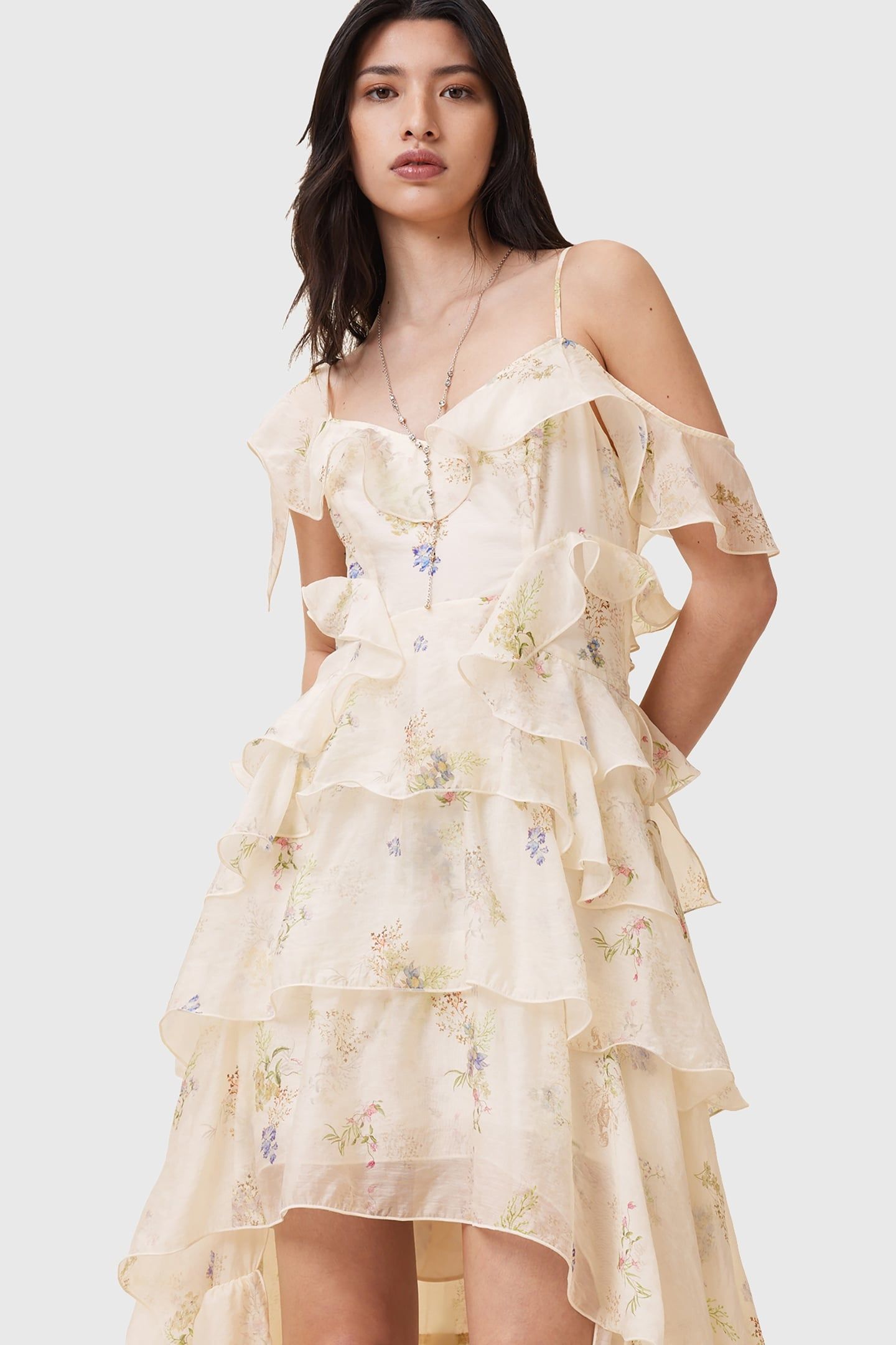 SIENNA DRESS LACI ECRU WHITE 5