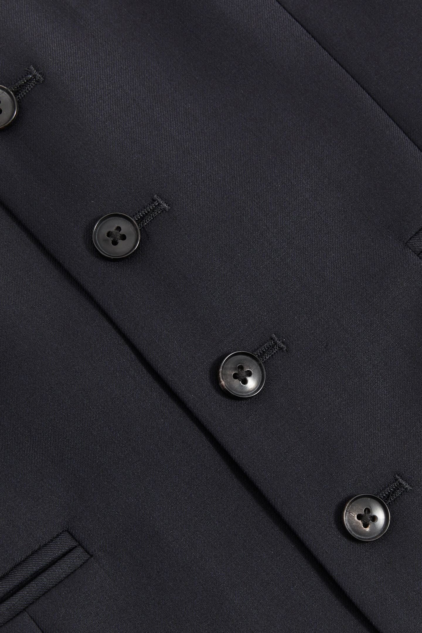 PLAIN WEAVE WAISTCOAT NAVY 6