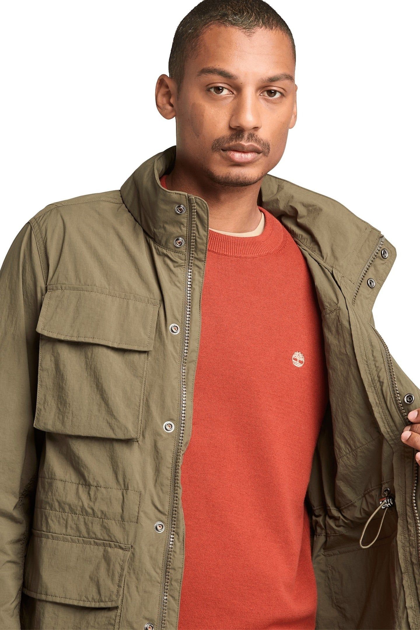 ABINGTON DURABLE WATER REPELLENT FIELD JACKET LEAF GREEN 4