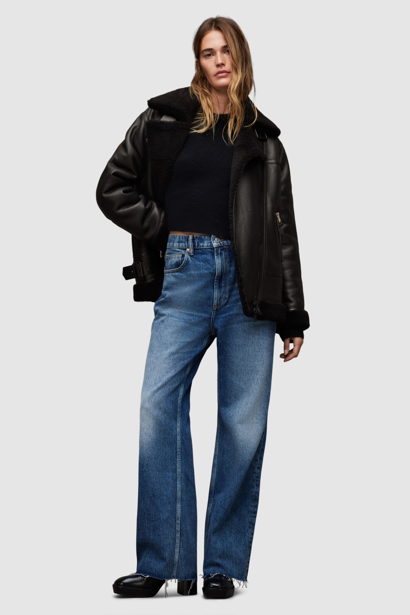 SOLA SHEARLING BLACK 2