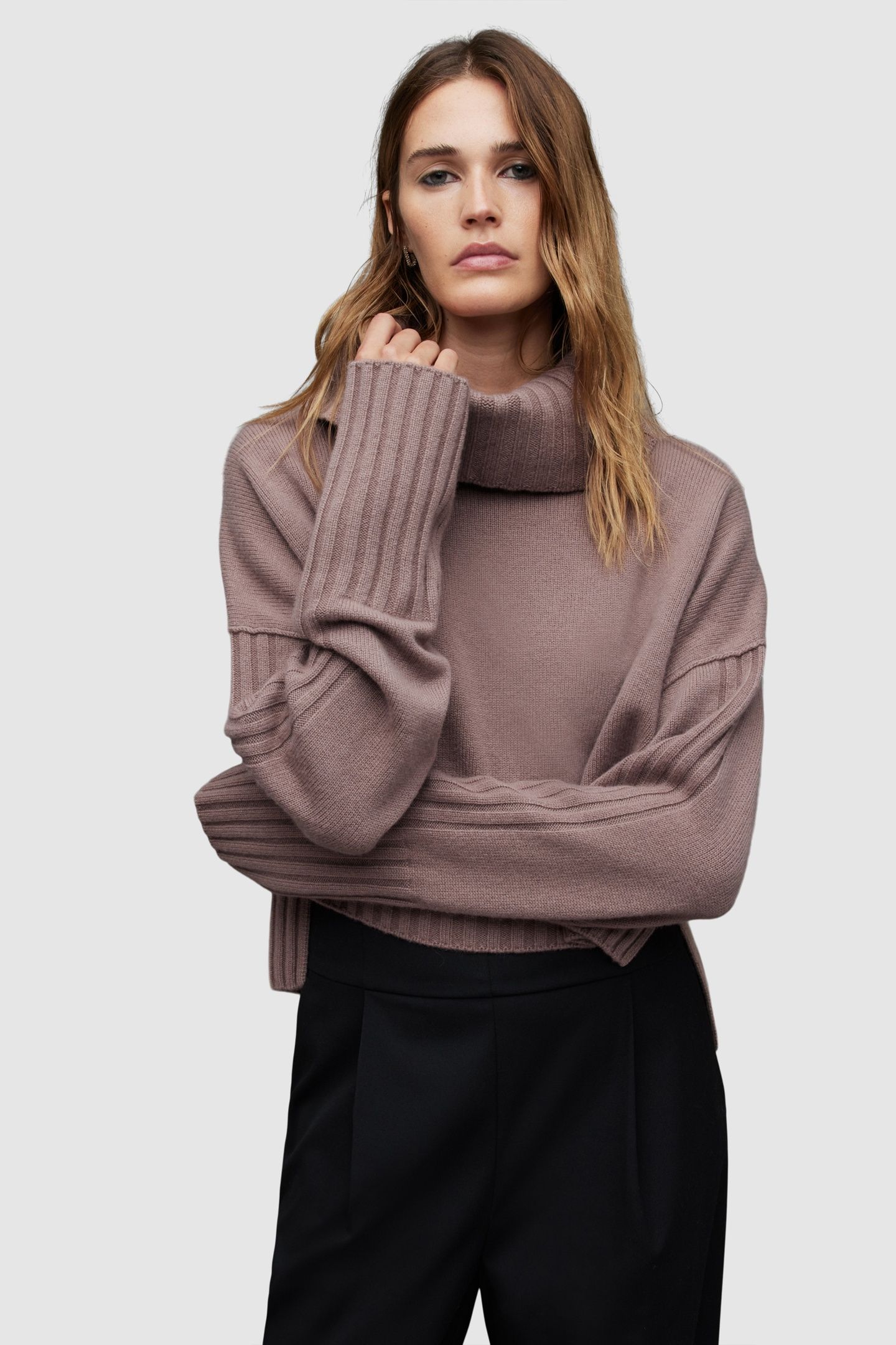 AKIRA CASH JUMPER MINK PINK 3