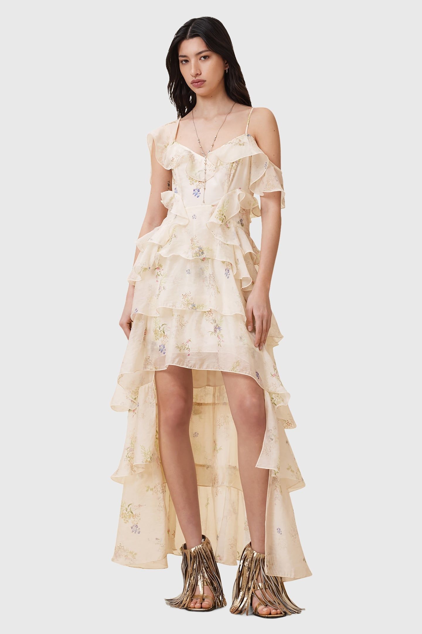 SIENNA DRESS LACI ECRU WHITE 7