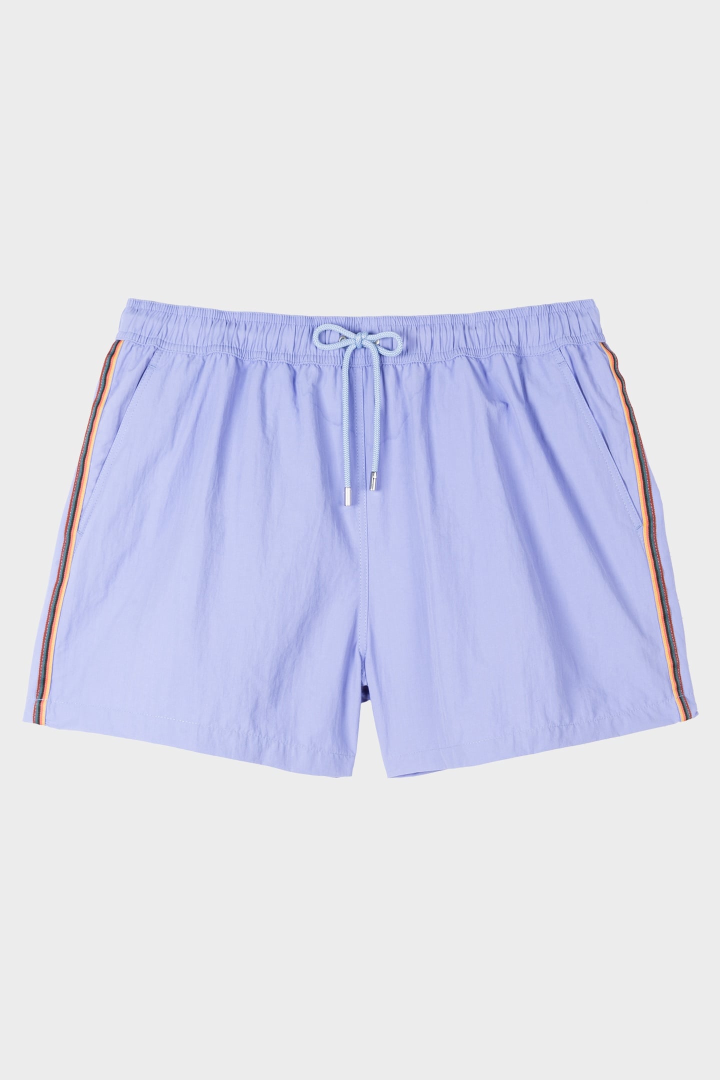 SWIMSHORT PLN+STRP MAUVE 1