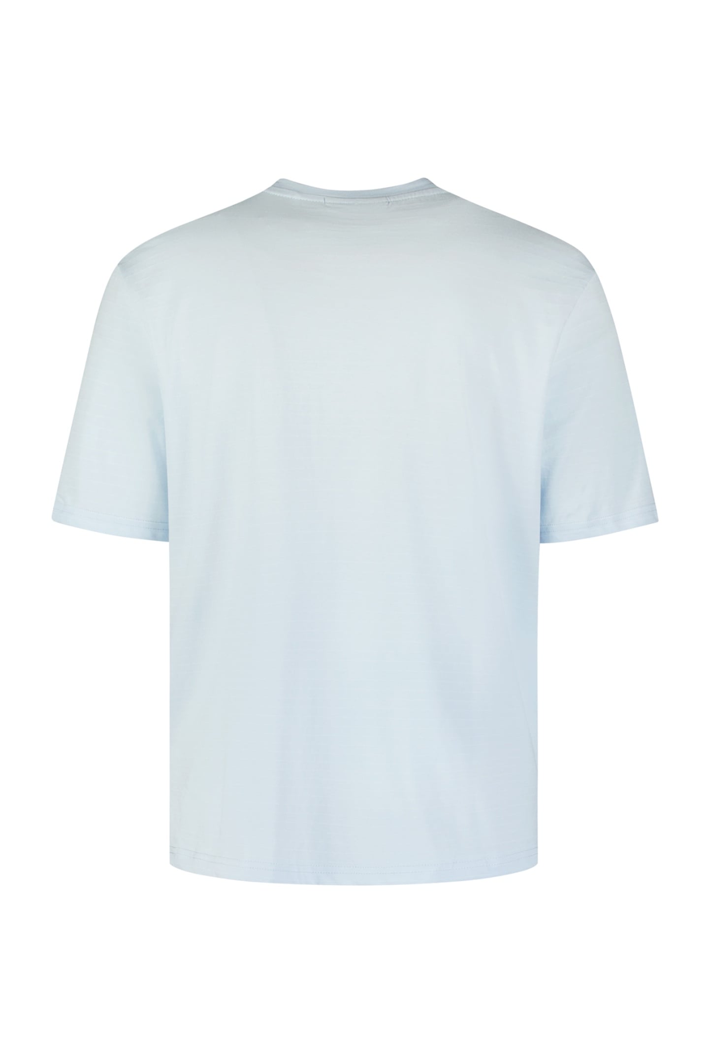 T-SHIRT CREWNECK PIN STRIPE GARMENT DYED SKY 3