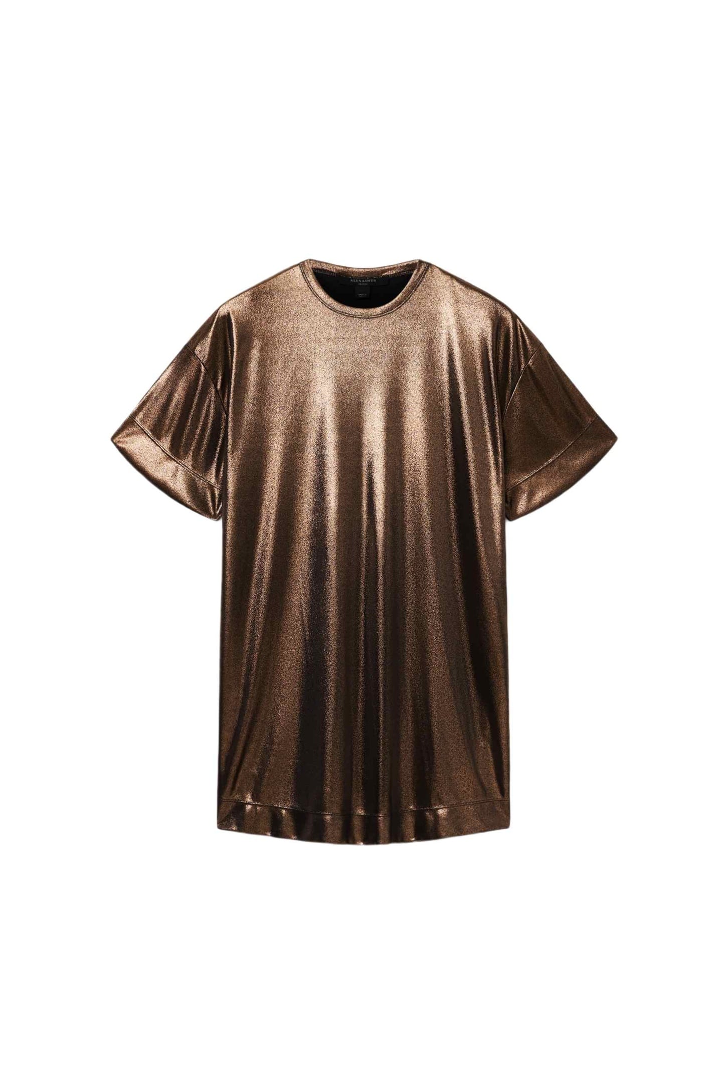 SPARKLE TEE DRESS BRONZE GOLD 5