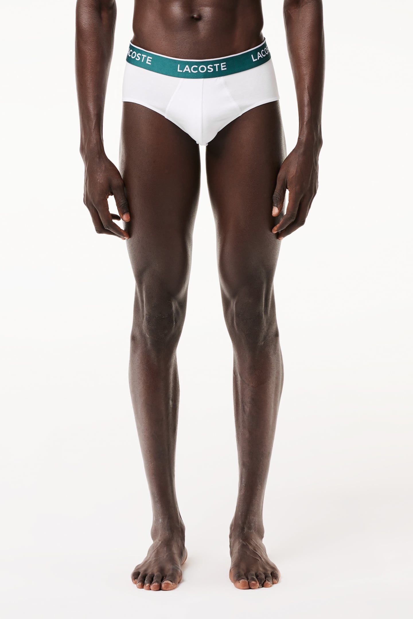 BRIEFS MEN BLACK/WHITE-SILVER CHINE 2