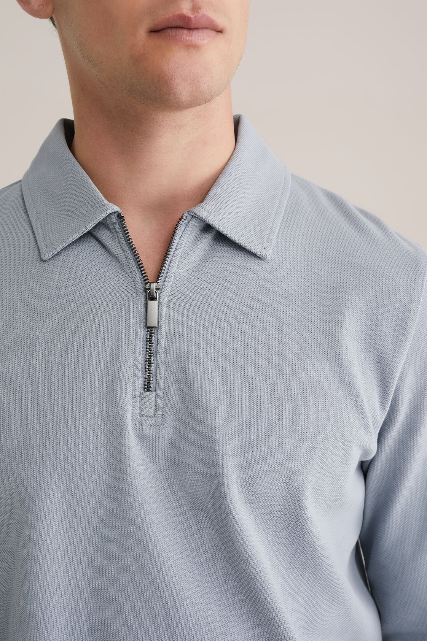 HALFWAY ZIPPER LIGHT GREY 5