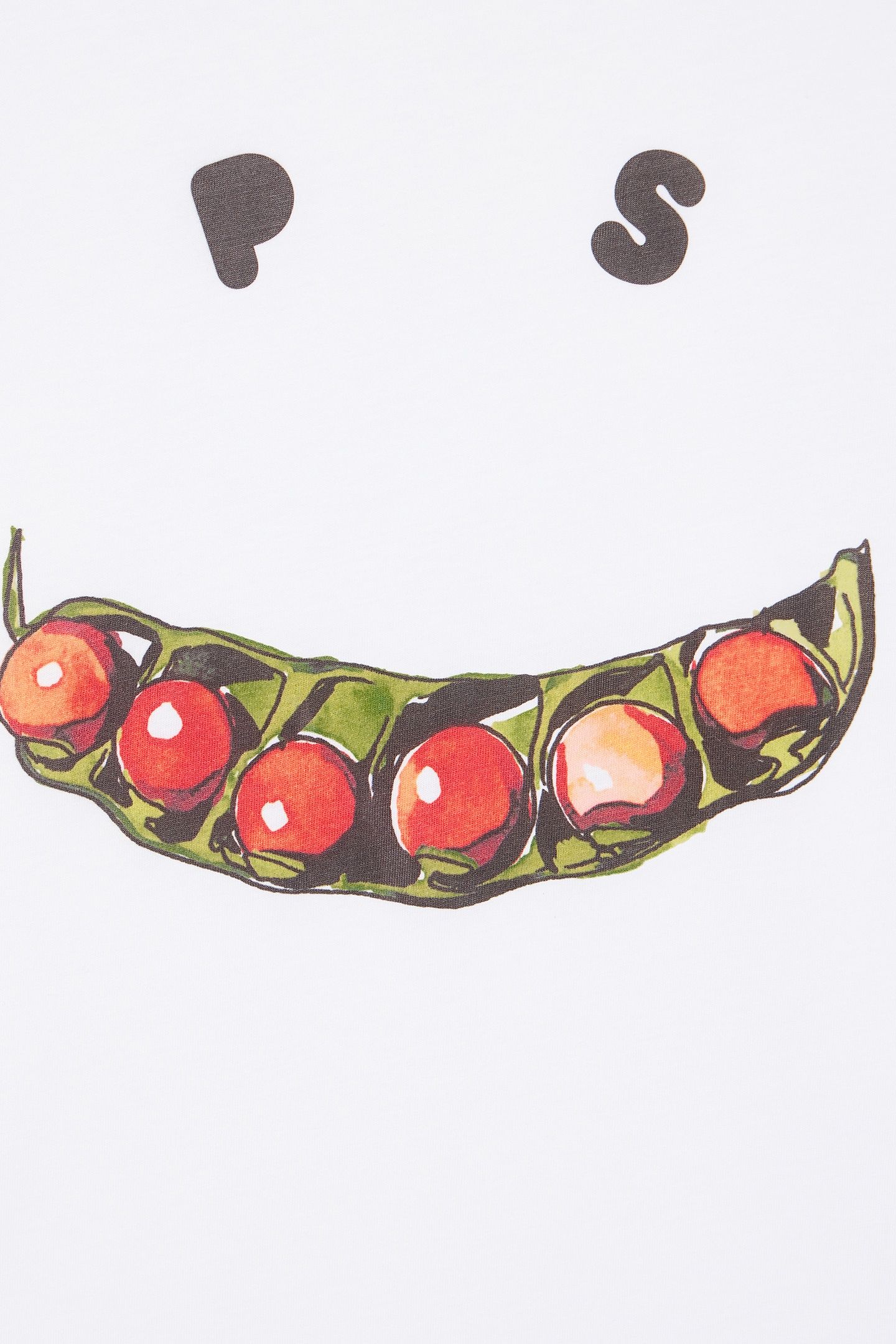 REG FIT T SHIRT HAPPY PEAS WHITE 3