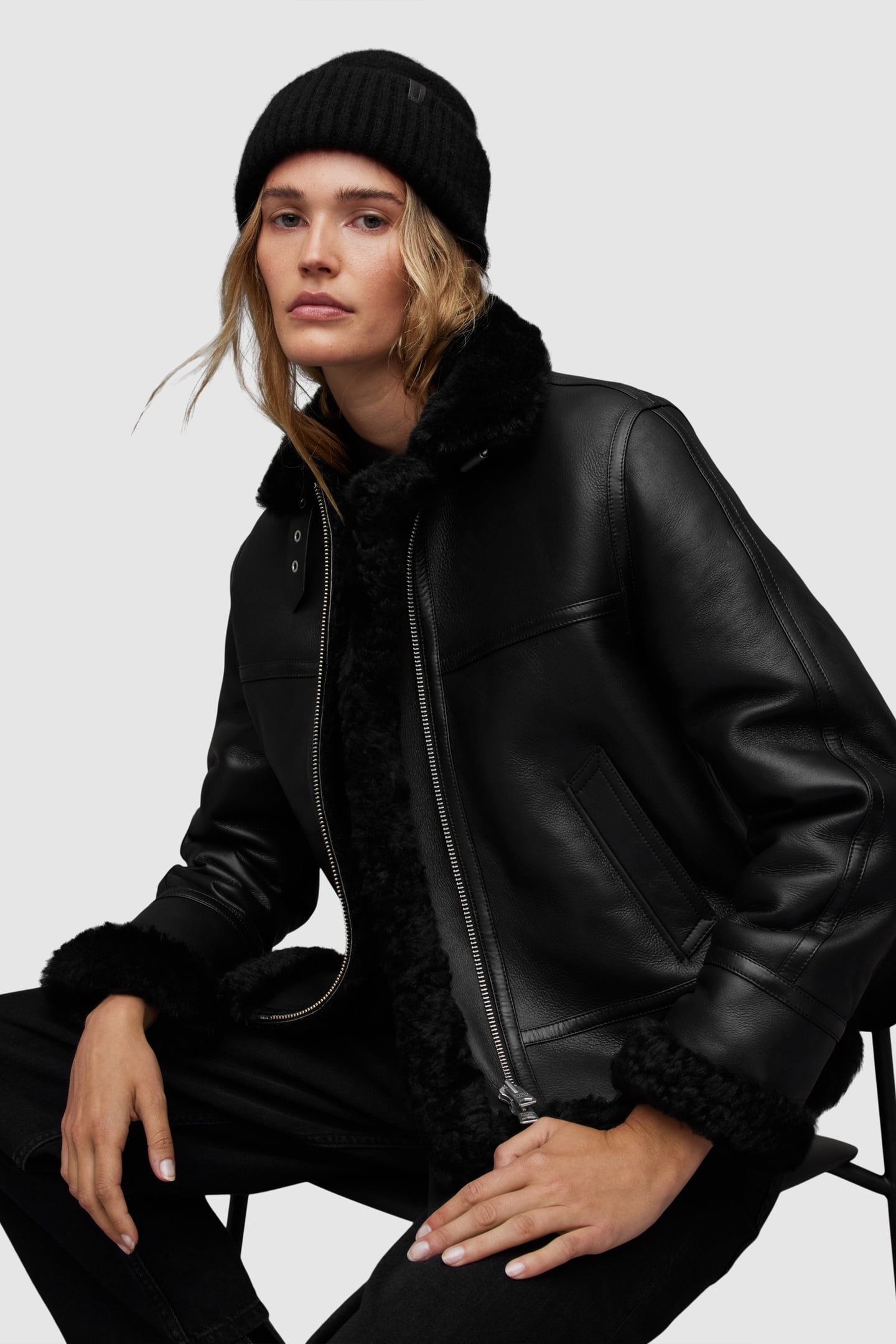 LOREL FLYING JACKET BLACK/BLACK 3