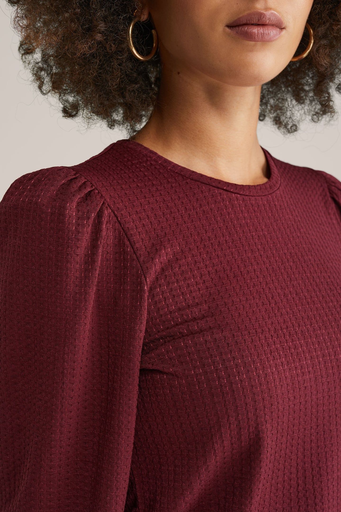 T-SHIRT BURGUNDY RED 5