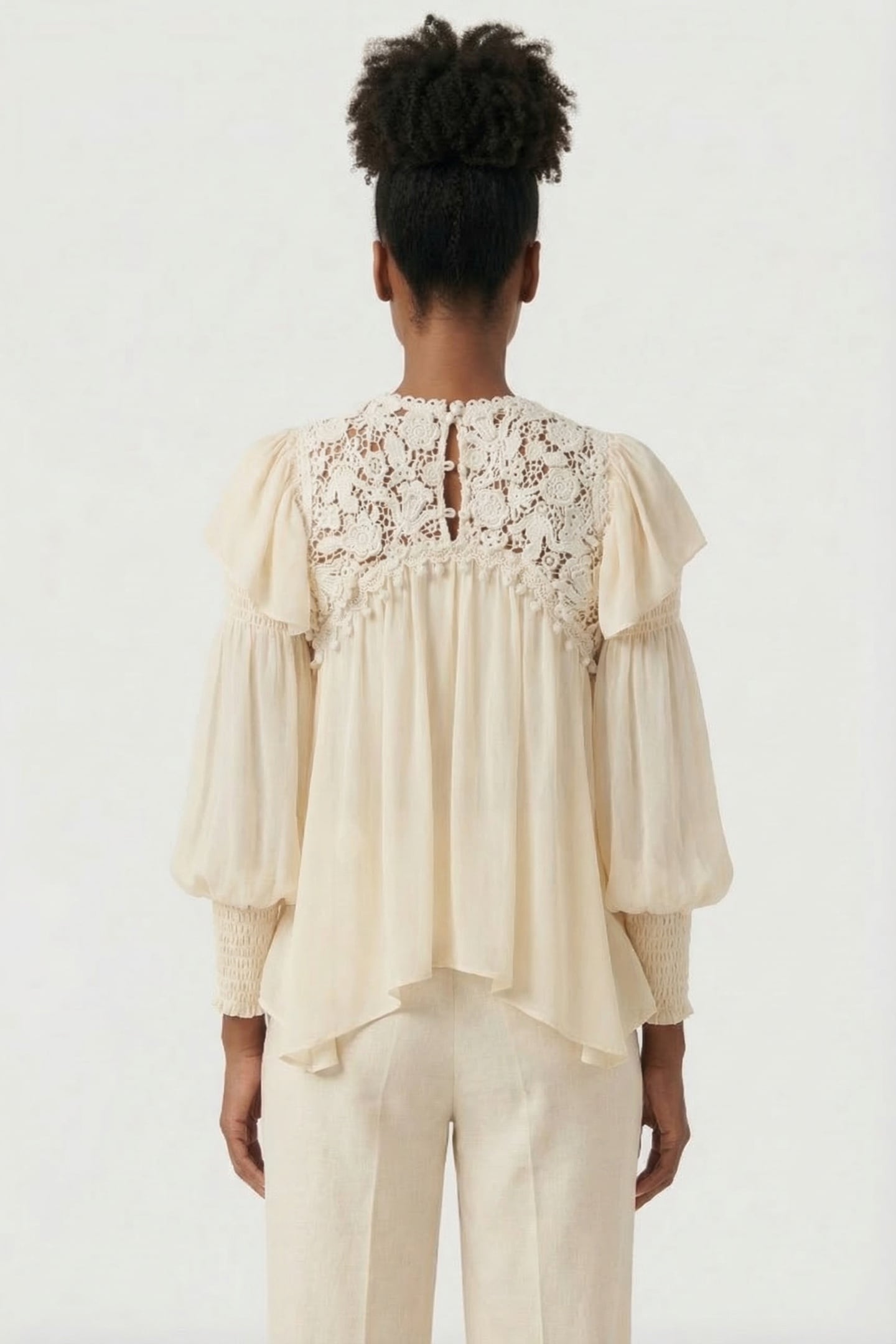 ROKIA BLOUSE ECRU 2