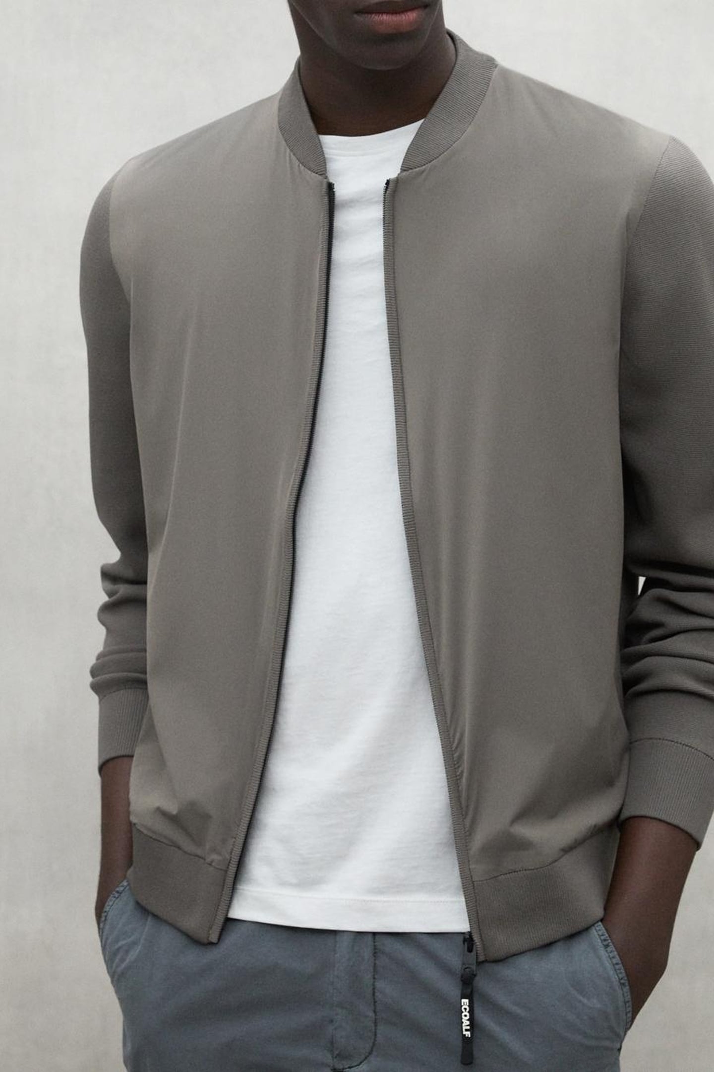 KOBUSALF KNITTED JACKET MOLE GREY 1